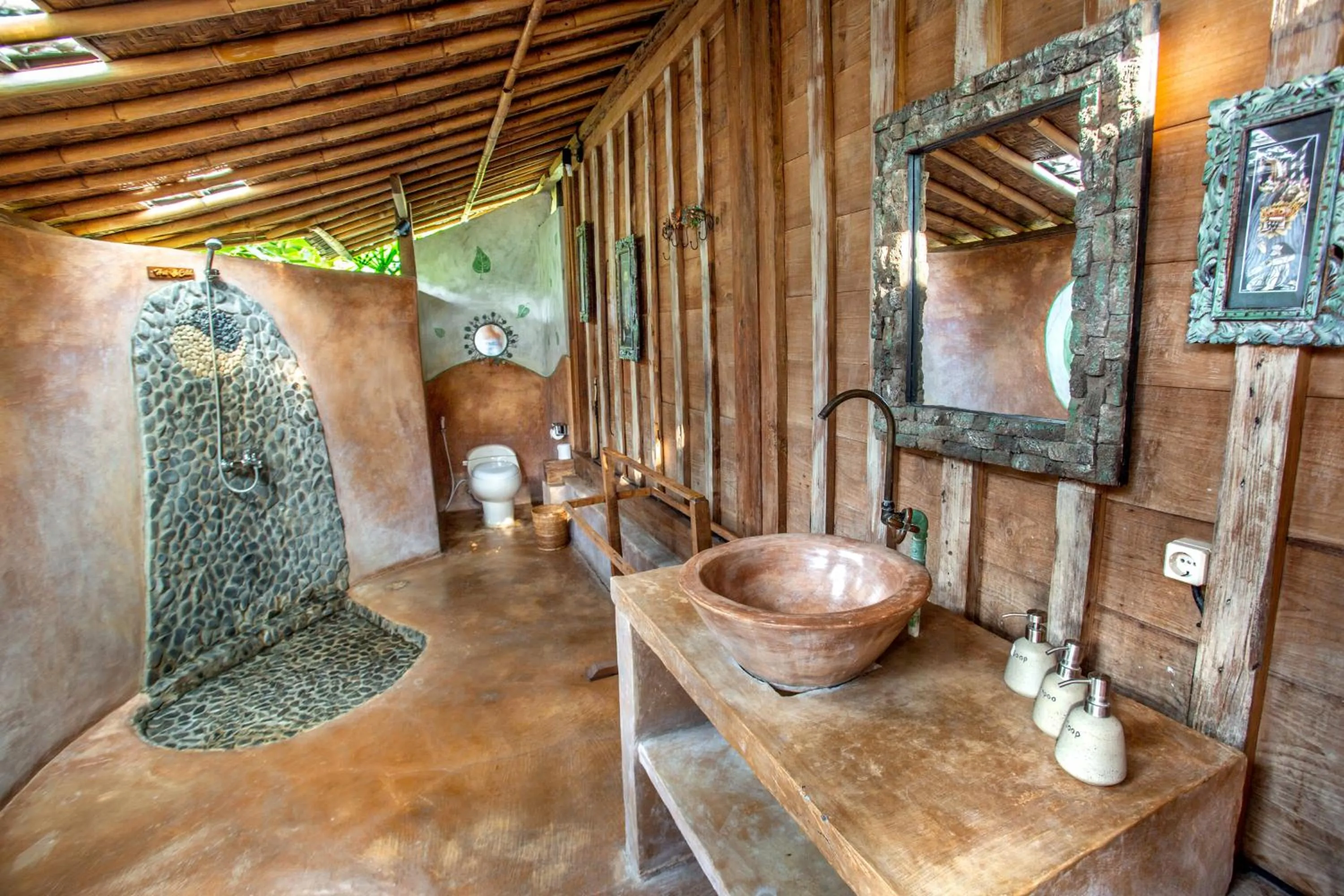 Bathroom in Swasti Eco Cottages