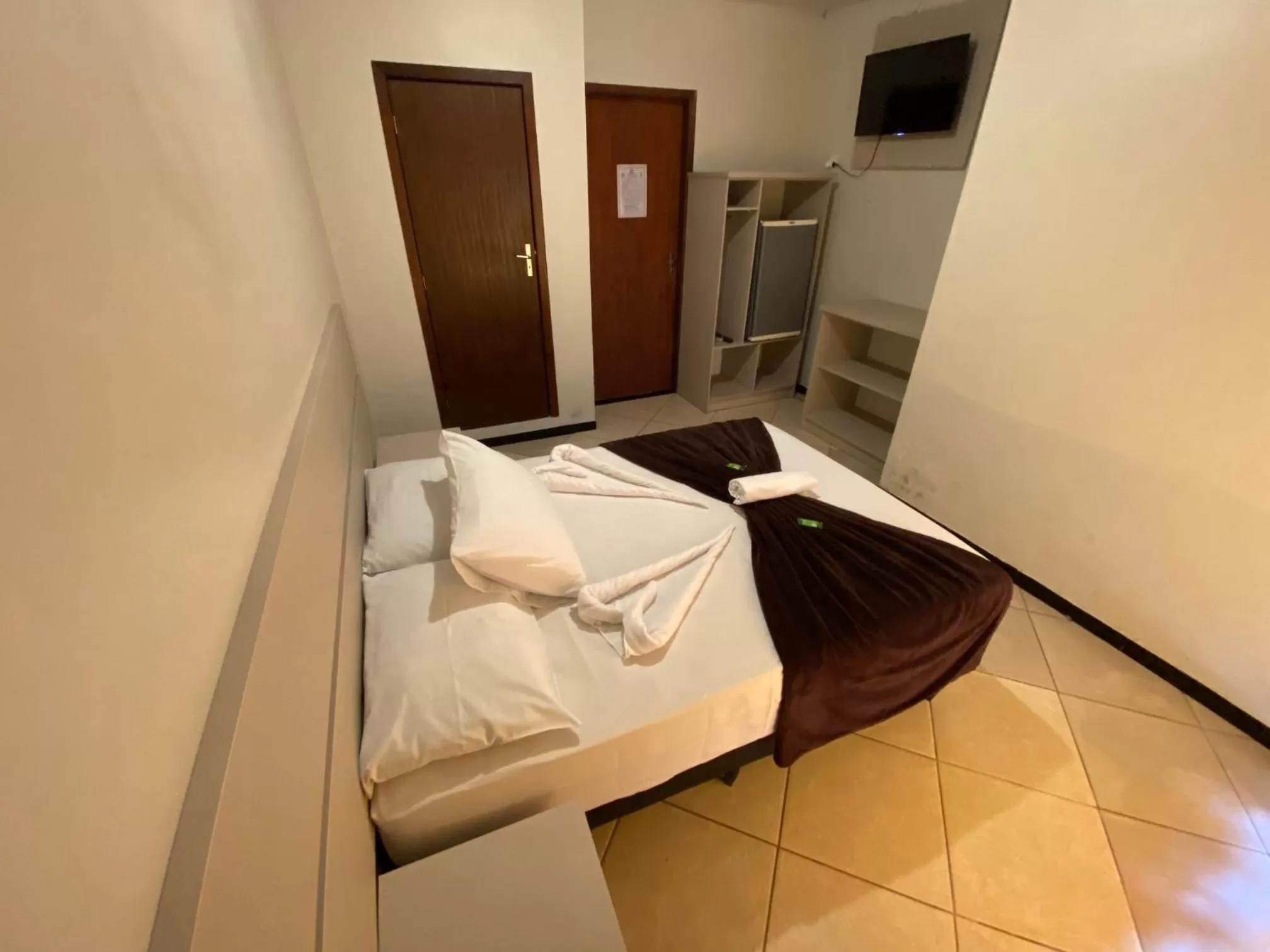 Bed in Hotel Panorâmico