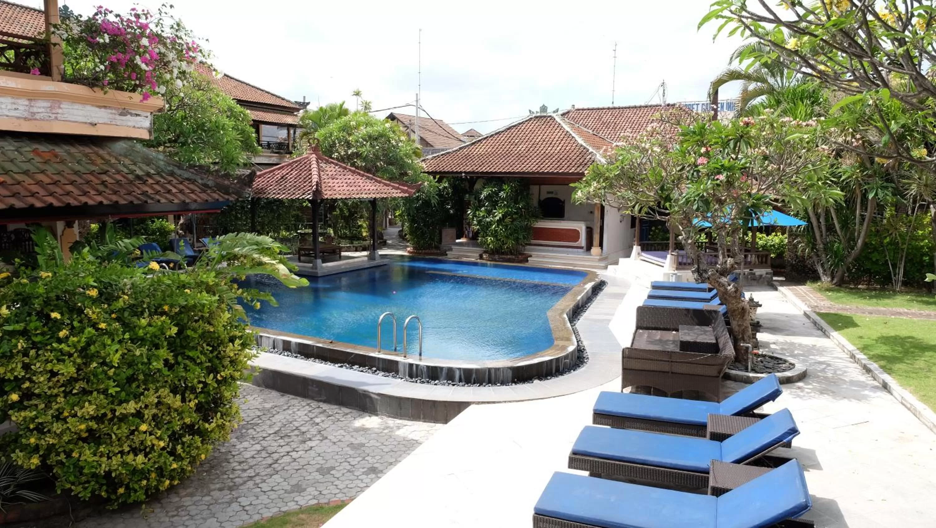 Swimming pool in Fat Yogi Cottages