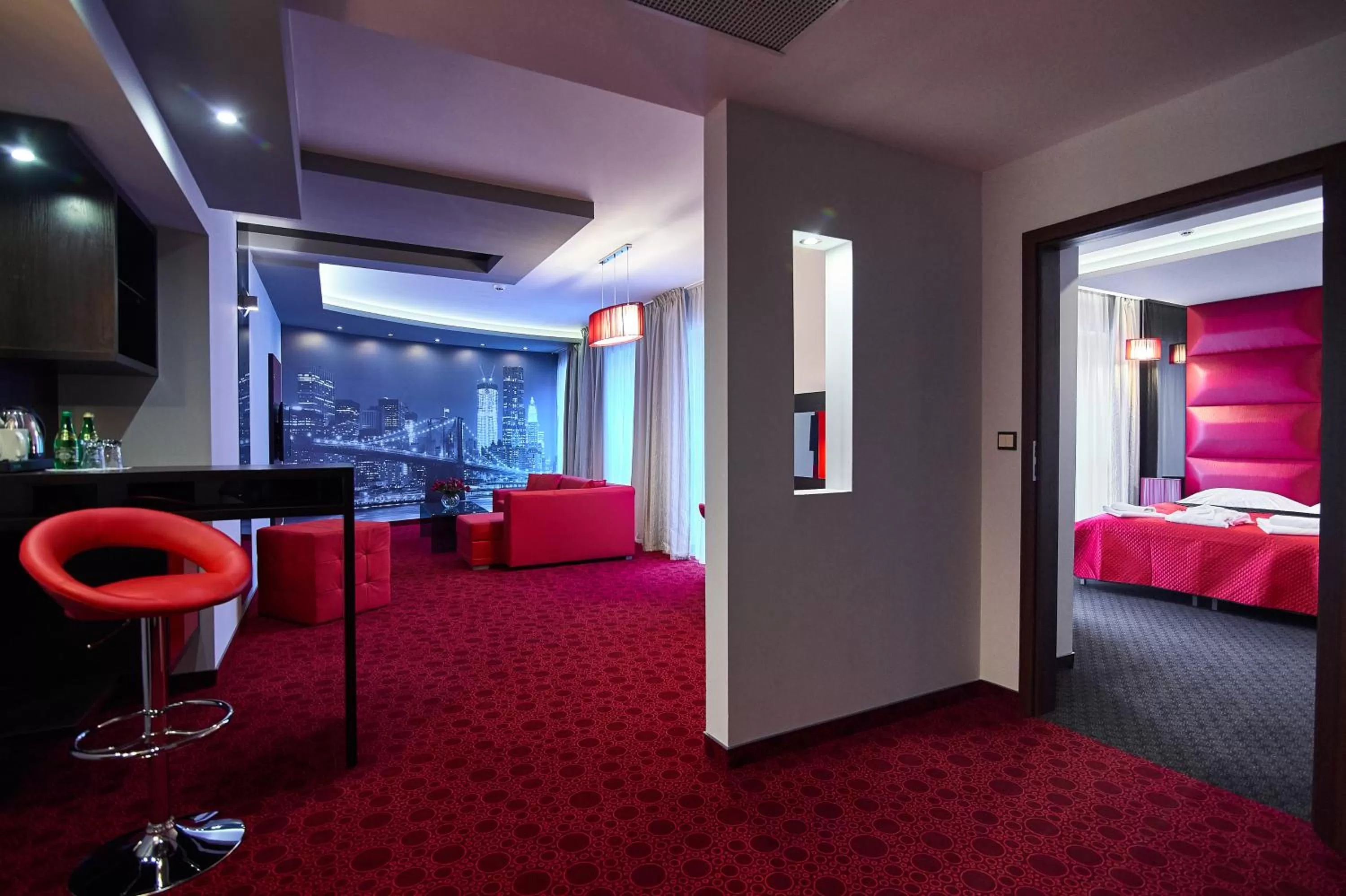 Bed in Hotel Zimowit