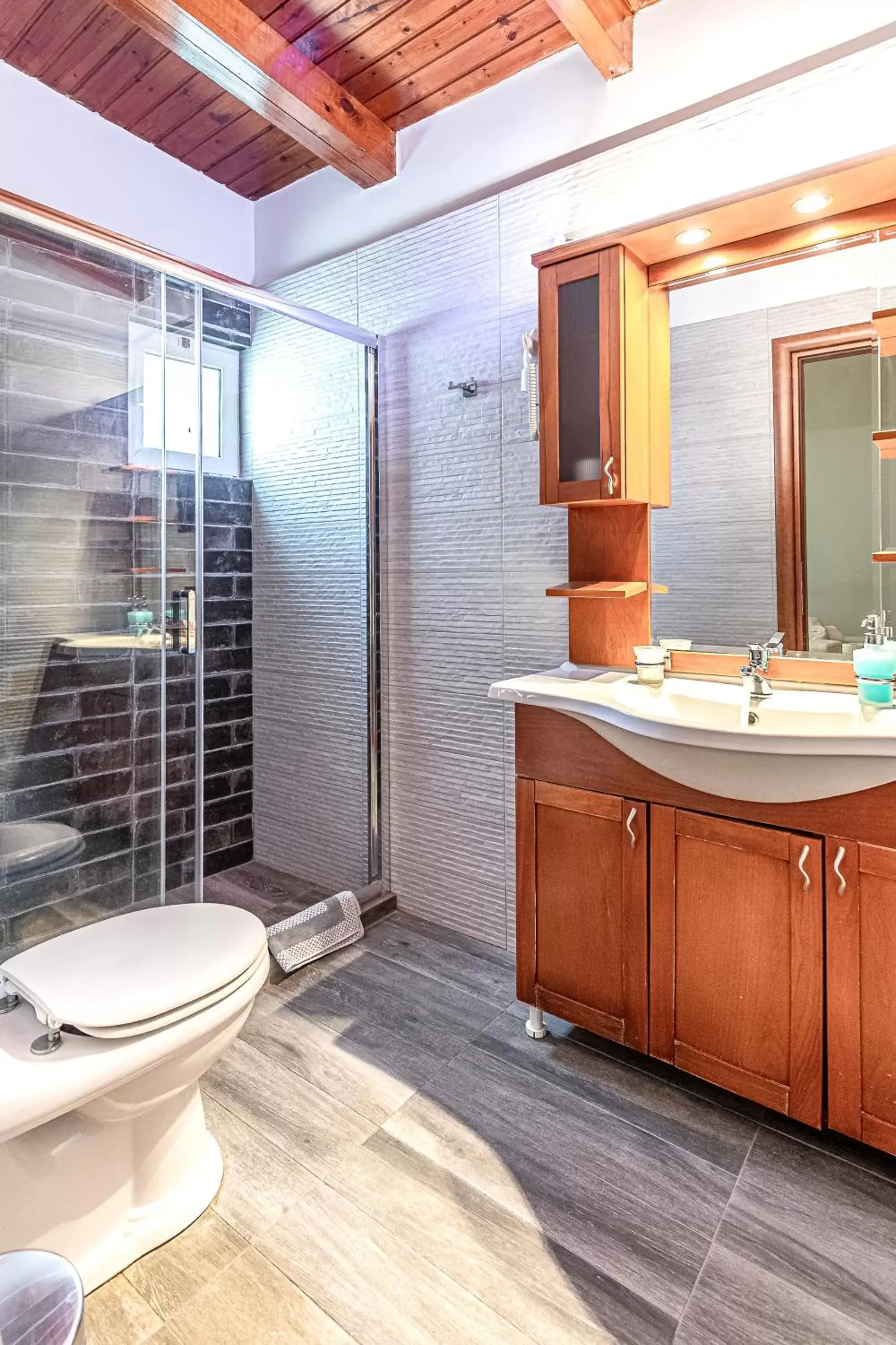 Shower, Bathroom in Apartments Tina FREE transfer from-to the airport