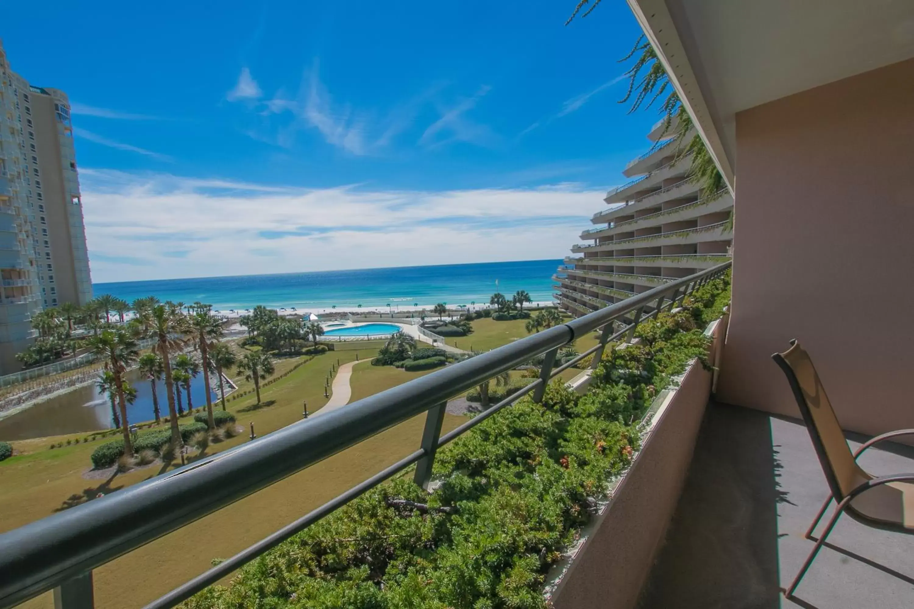 Balcony/Terrace in Edgewater Beach Resort 602 Destin (Condo)