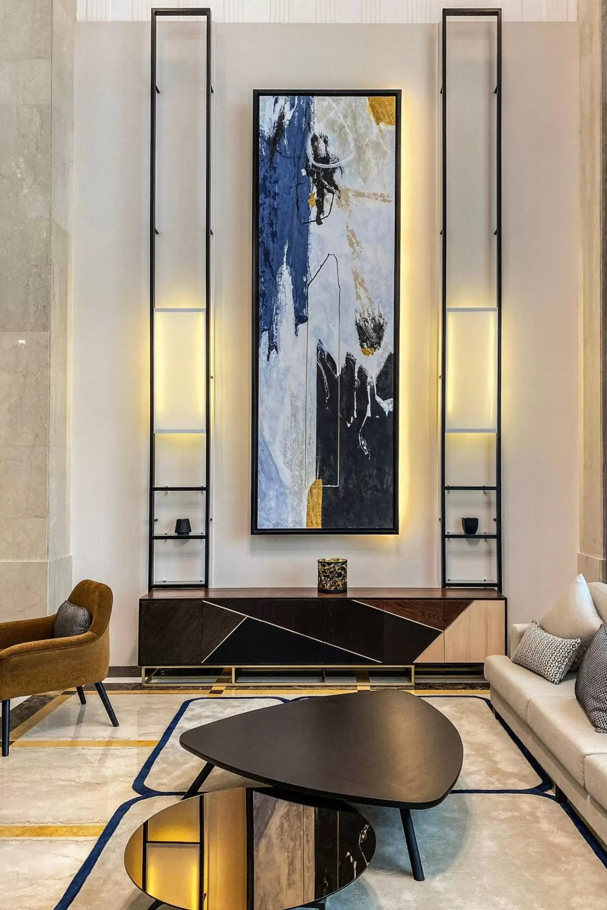 Lobby or reception in Marriott Executive Apartments Manama, Bahrain