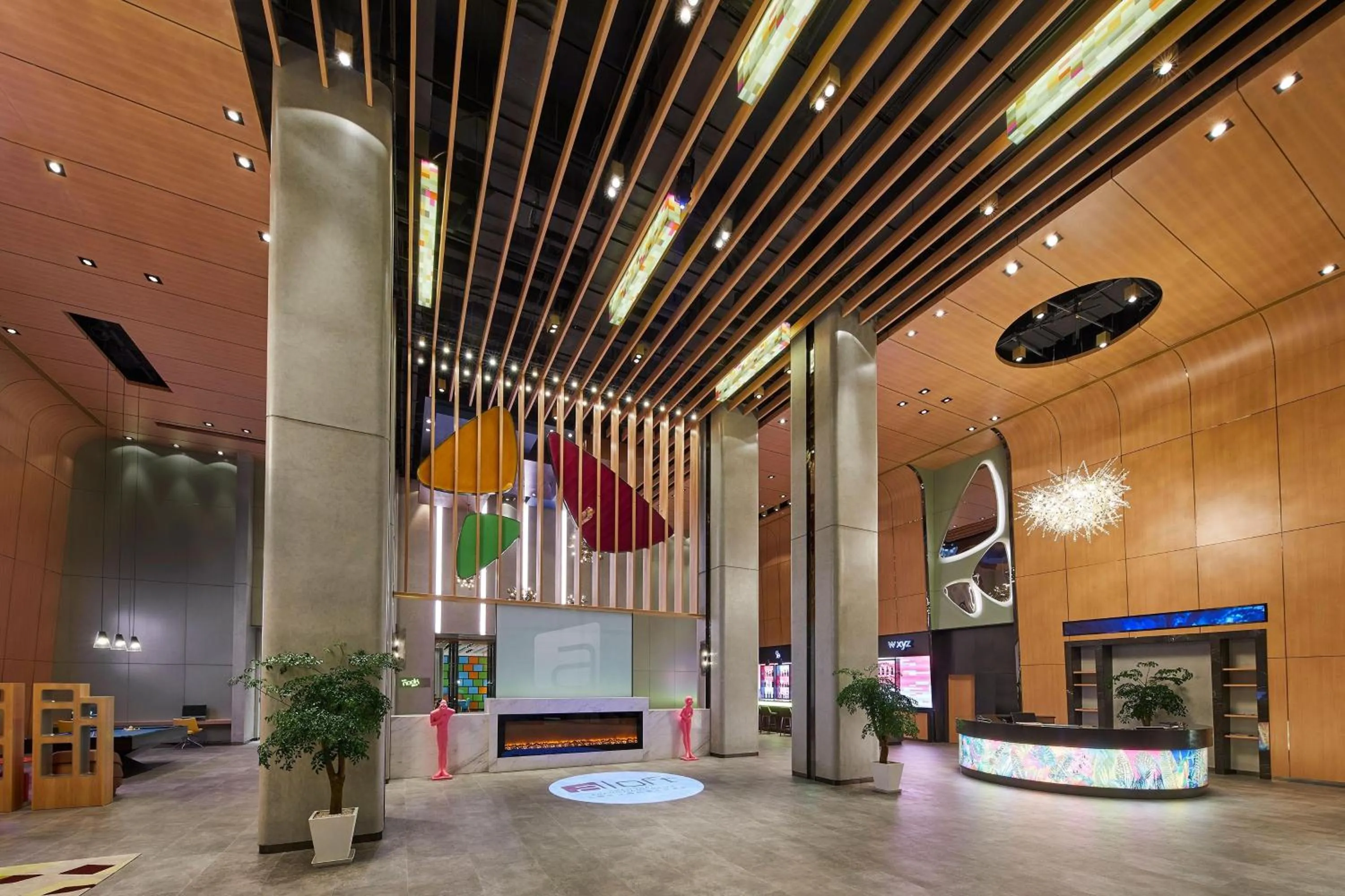 Lobby or reception in Aloft Shanghai Zhangjiang Haike