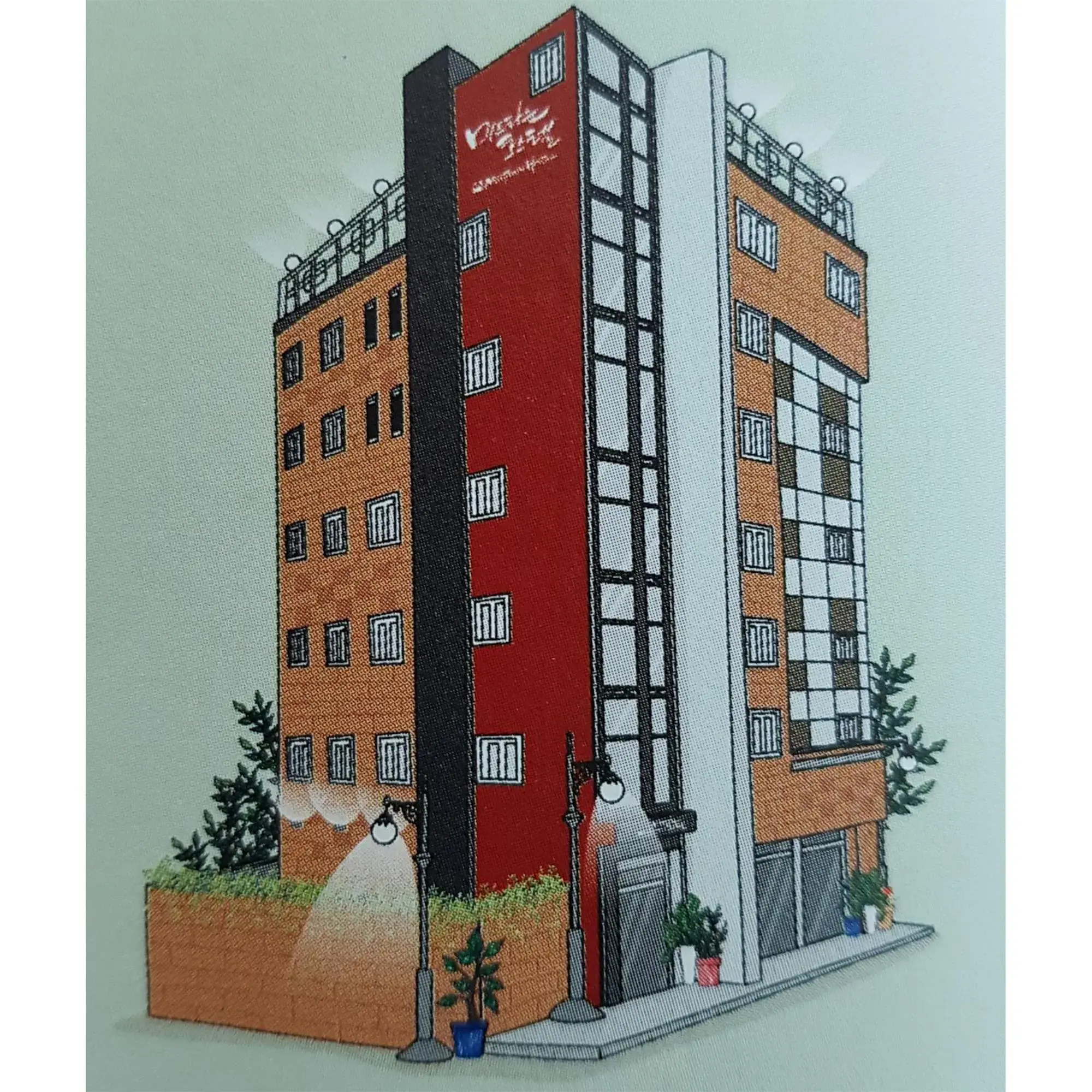 Property building in Daegu Midtown Hostel Property building in Daegu Midtown Hostel