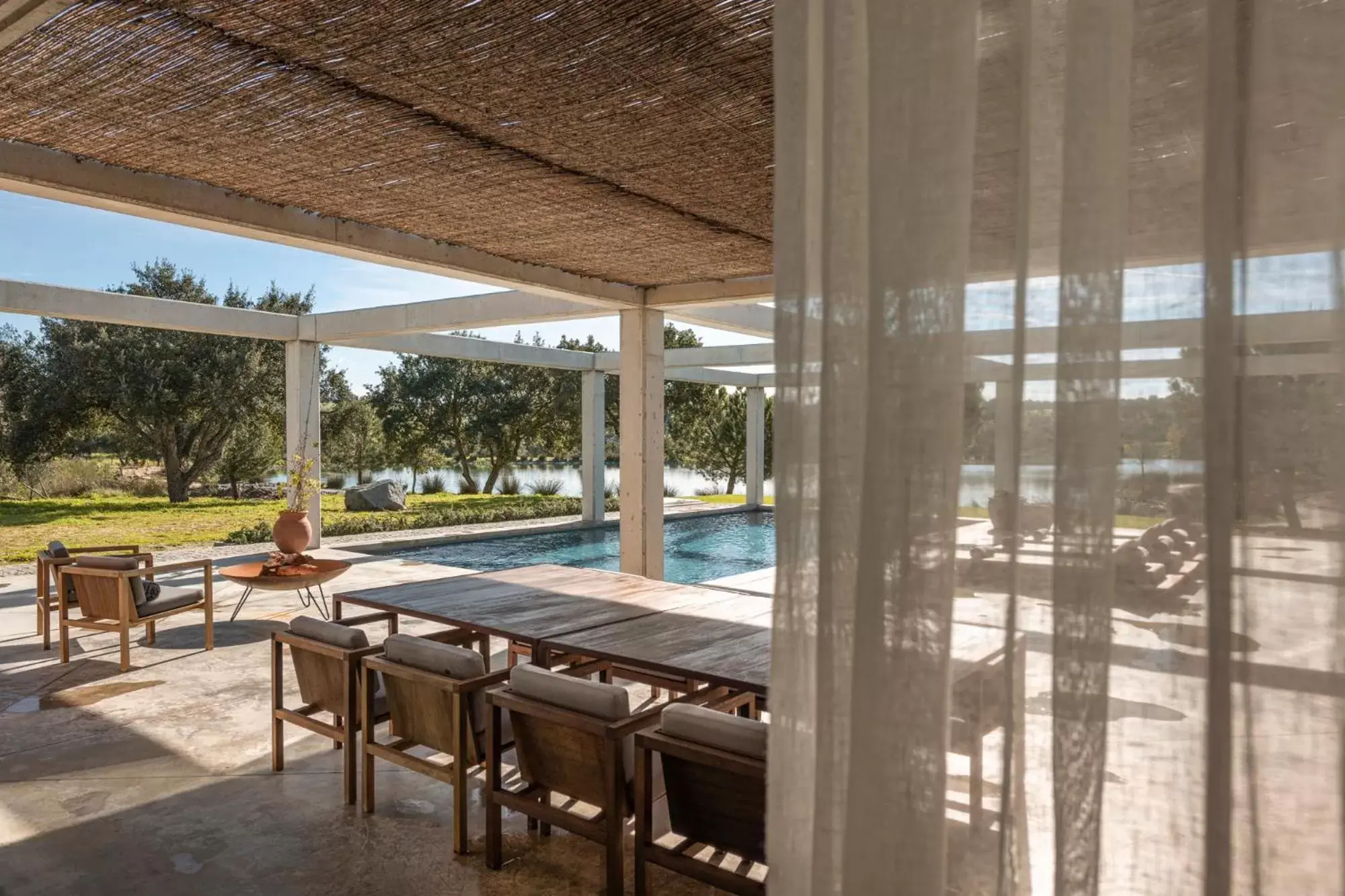 Patio, Pool View in L'AND Vineyards