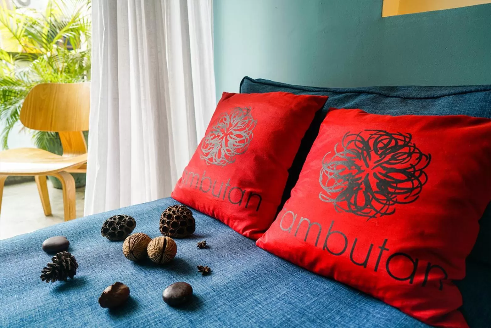 Bedroom, Bed in Rambutan Resort – Phnom Penh