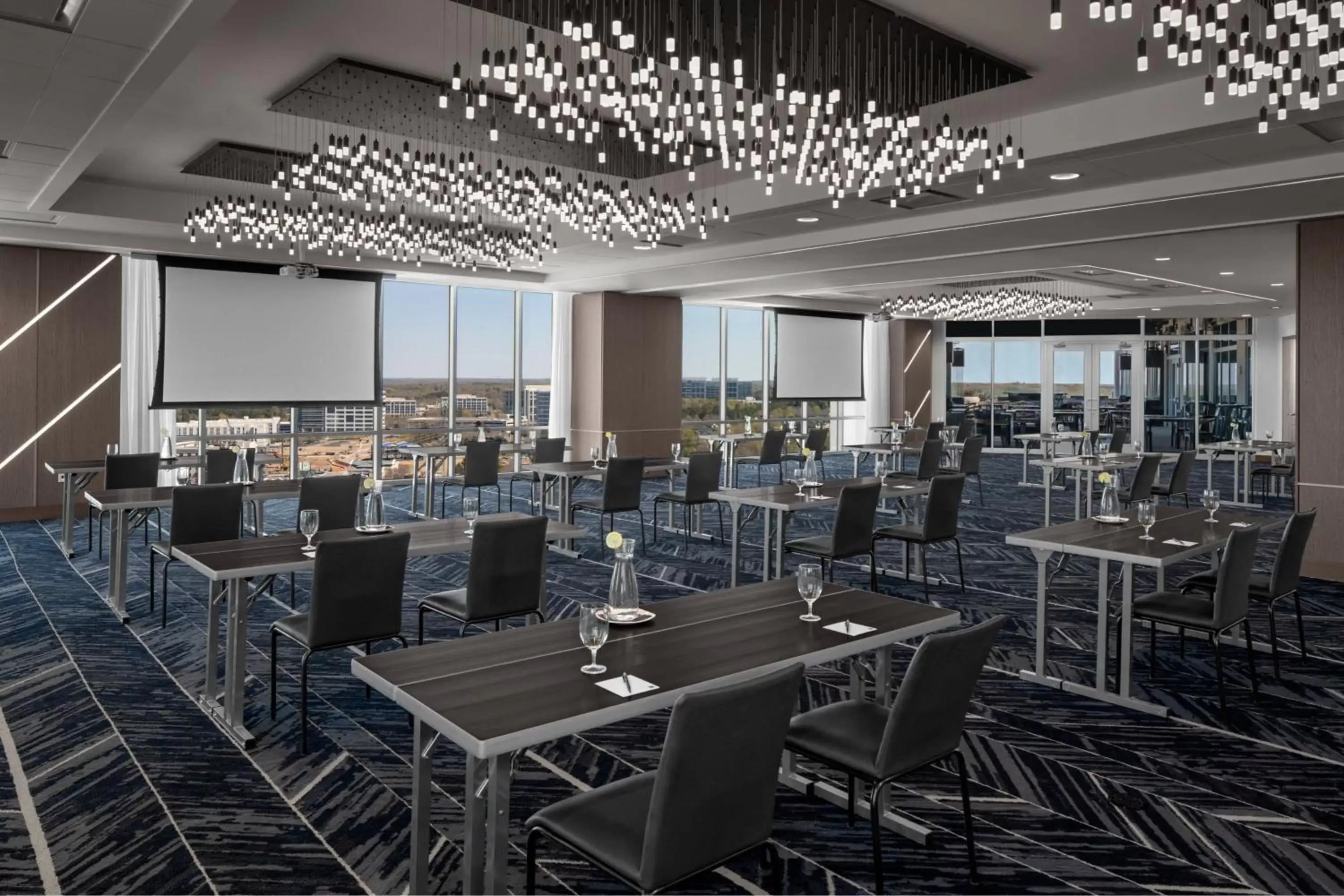 Meeting/conference room, Restaurant/Places to Eat in AC Hotel by Marriott Charlotte Ballantyne