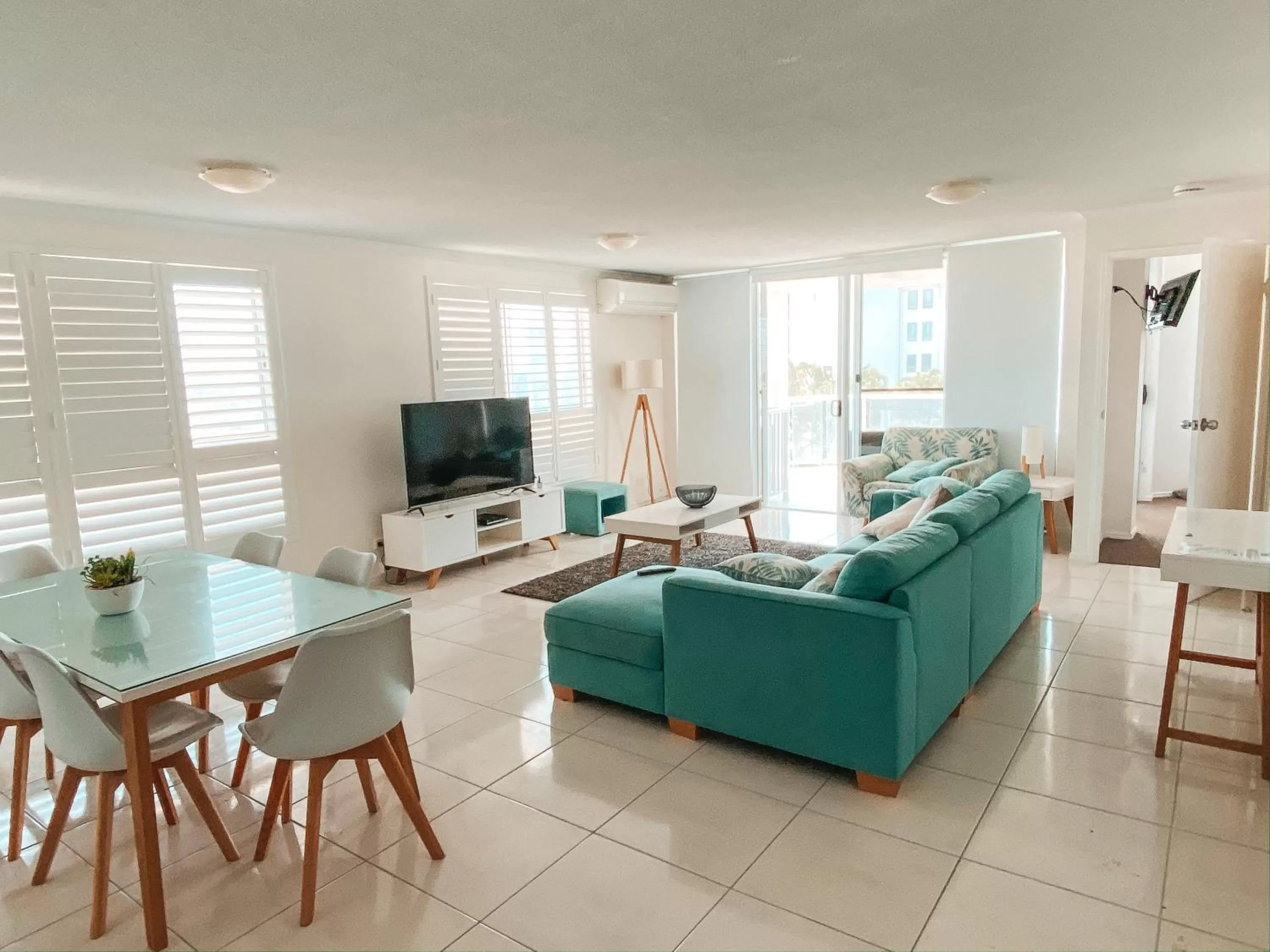 Living room in Bargara Blue Resort