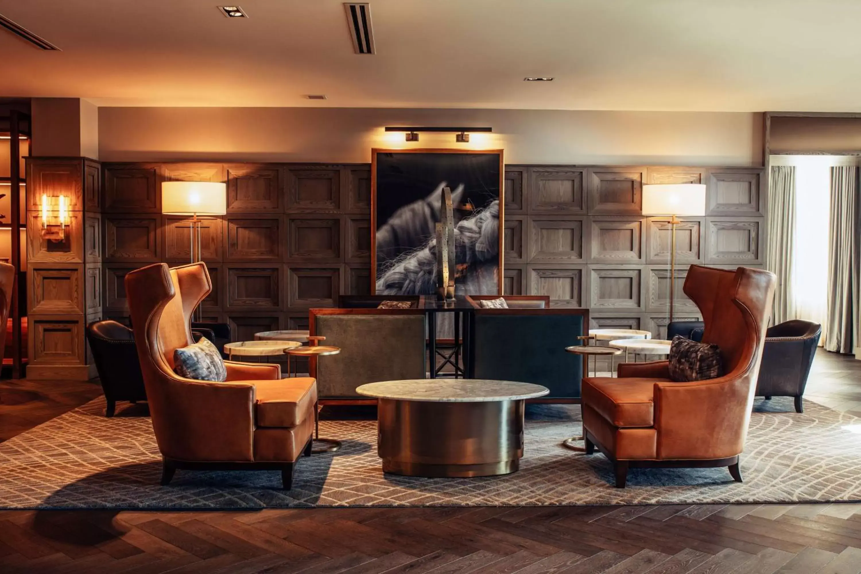 Lobby or reception in Somerset Hills Hotel, Tapestry Collection by Hilton