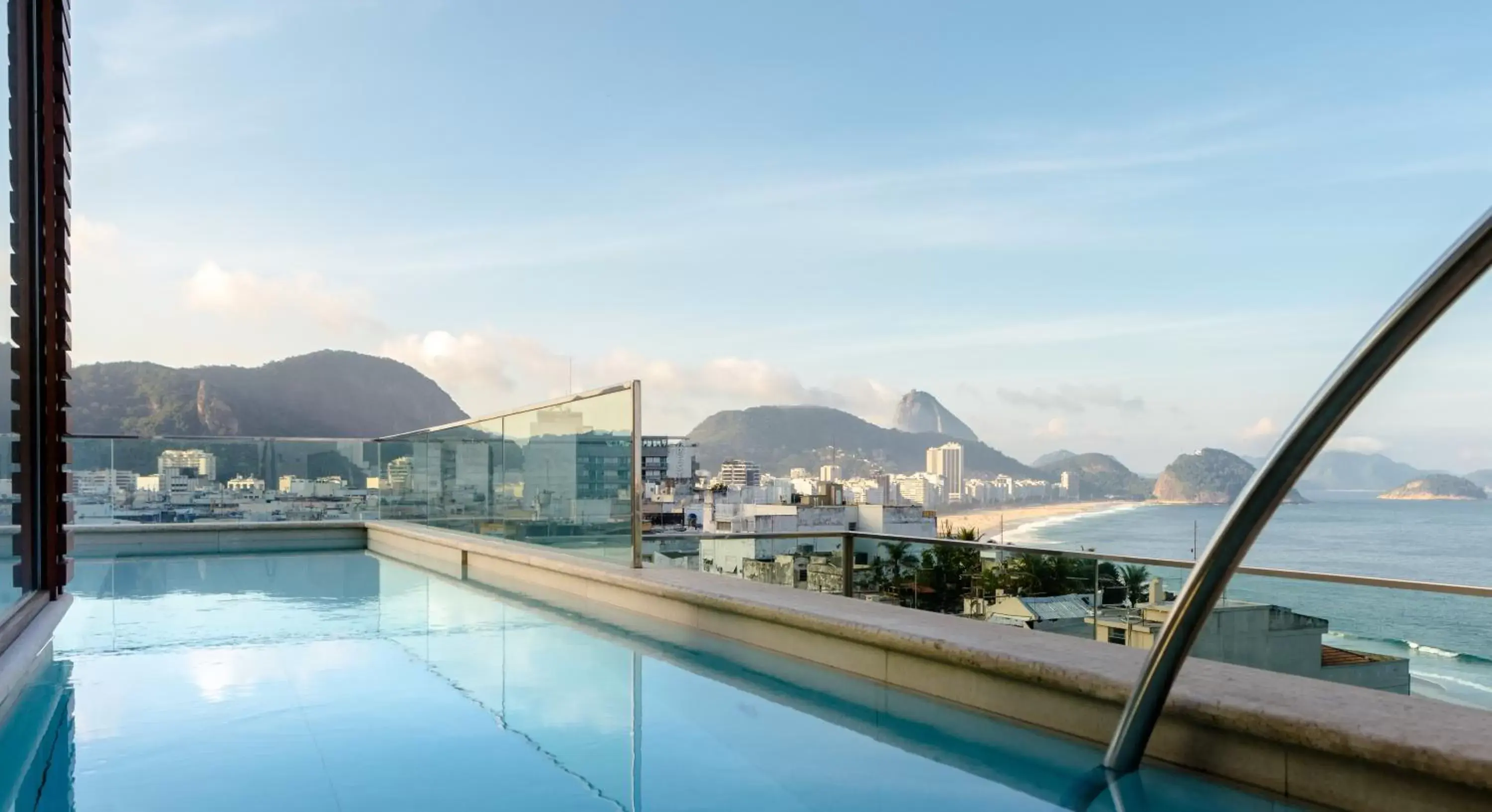Communal lounge/ TV room, Swimming Pool in Ritz Copacabana Boutique Hotel