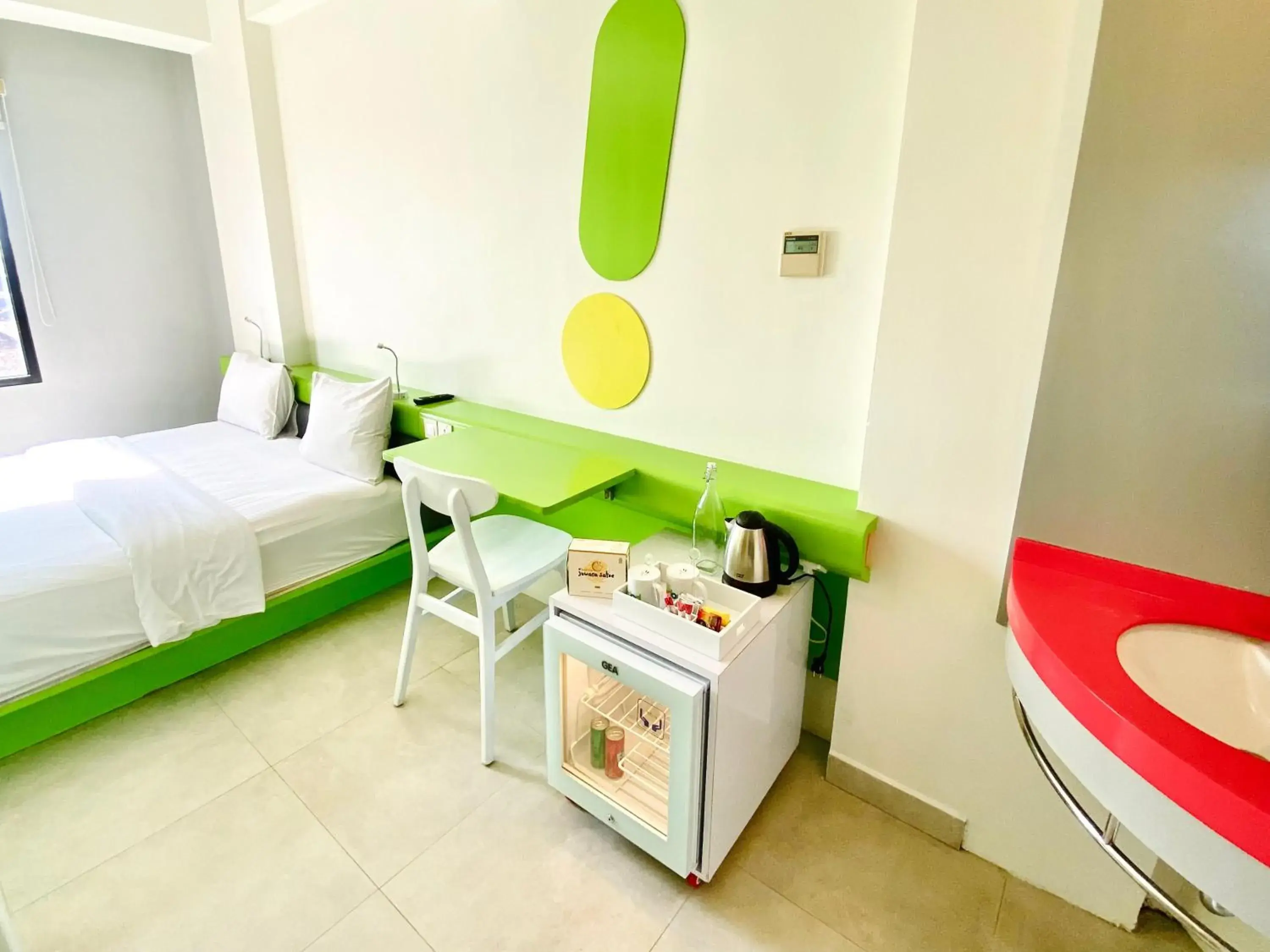 Bed in POP Hotel Timoho - Yogyakarta