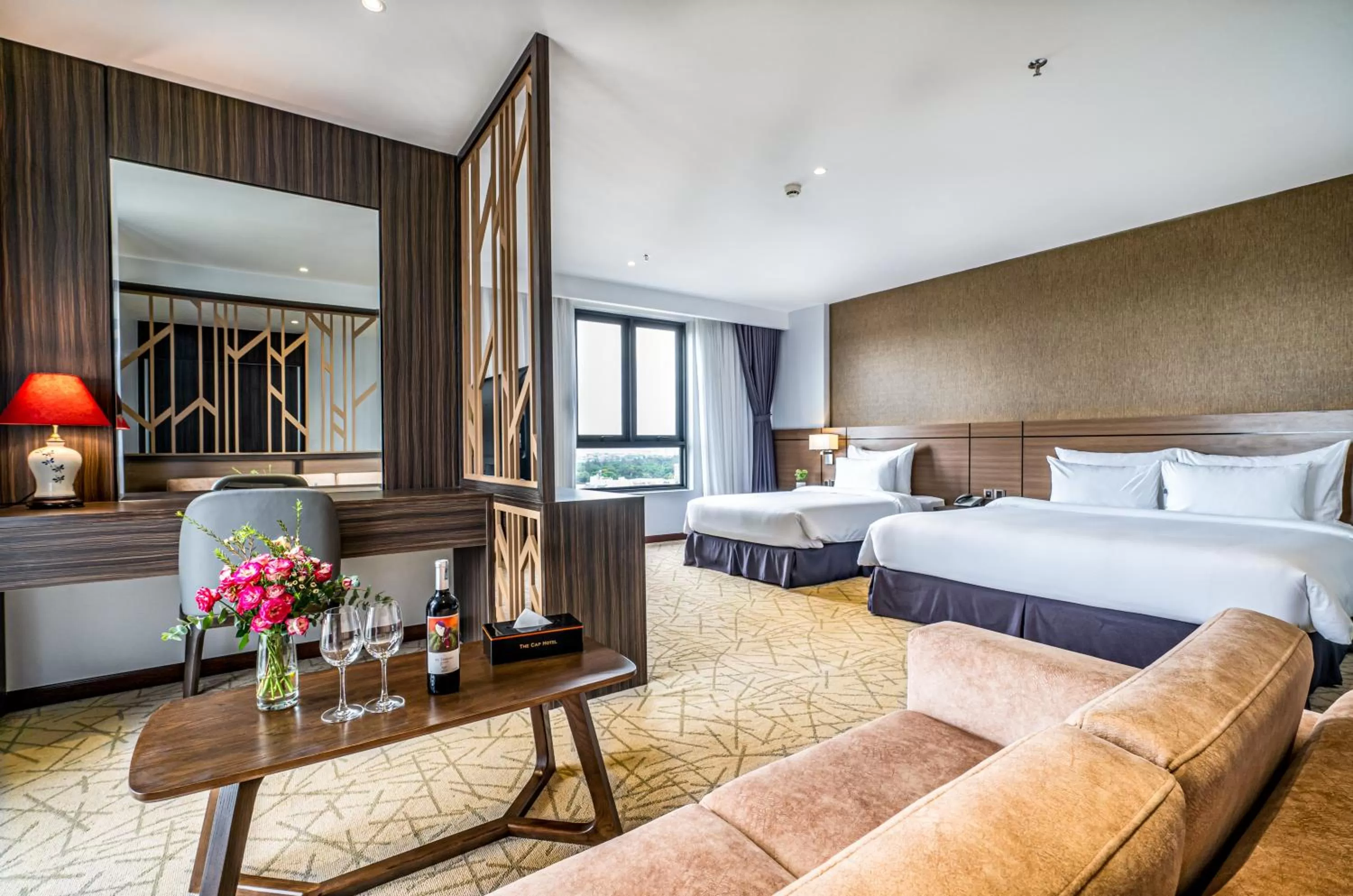 Bed in The Cap Hotel