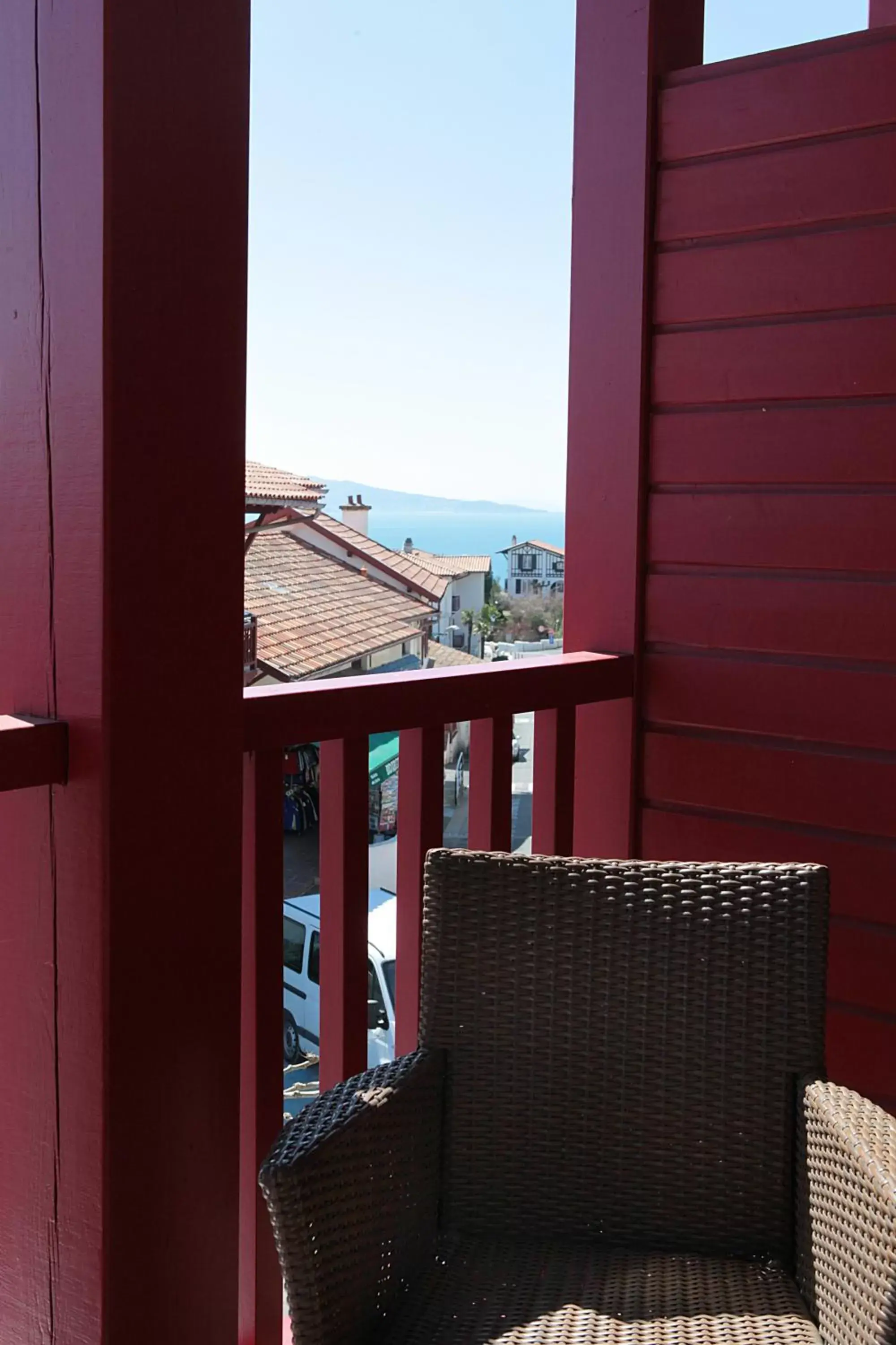 Balcony/Terrace in Hotel du Fronton