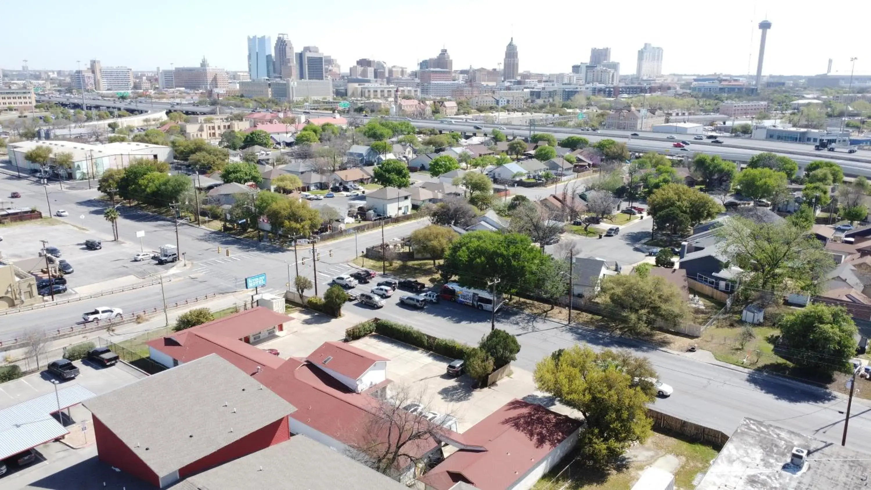 City view, Bird's-eye View in River Inn Motel