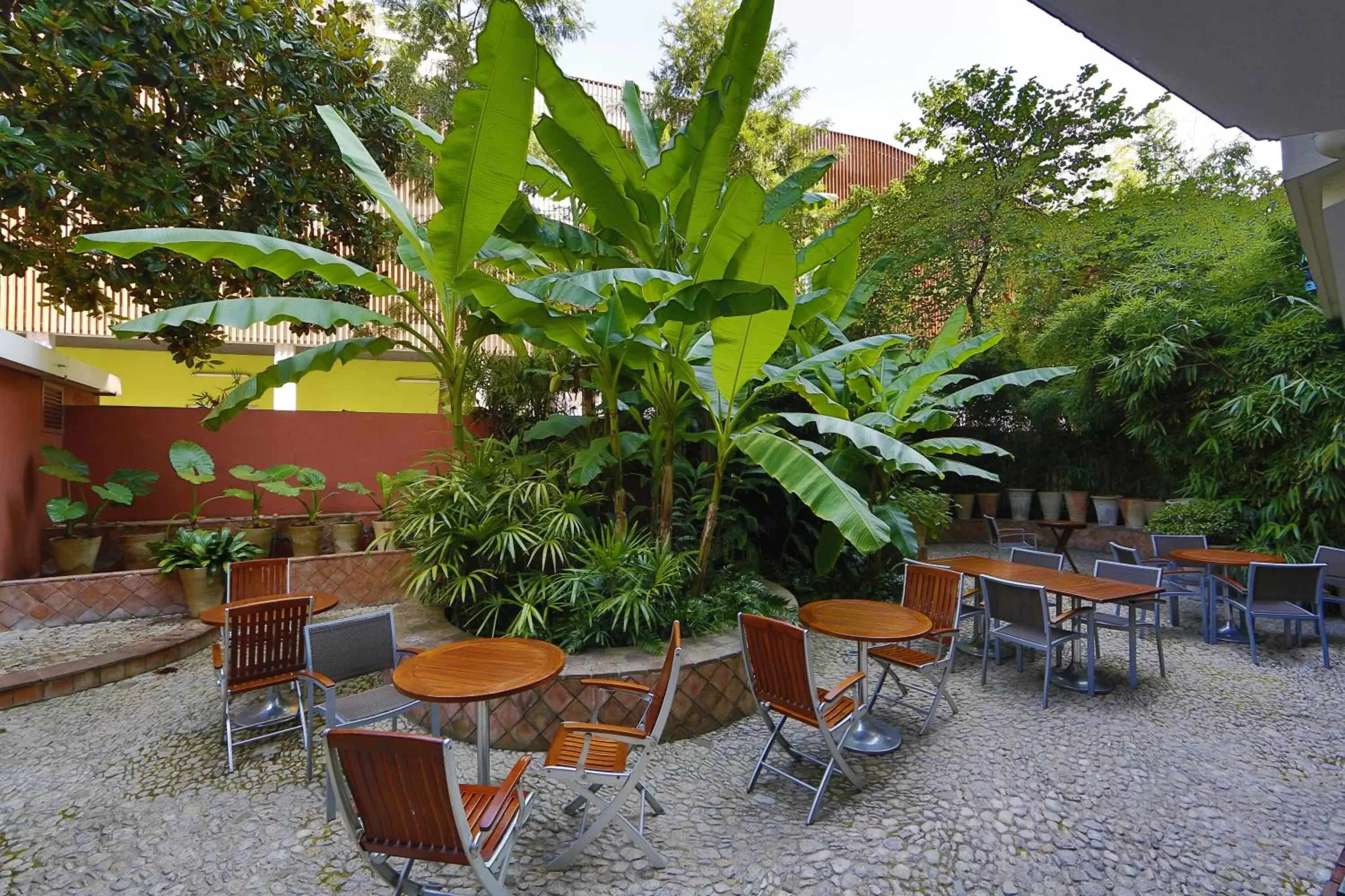 Patio in Hotel Napoléon