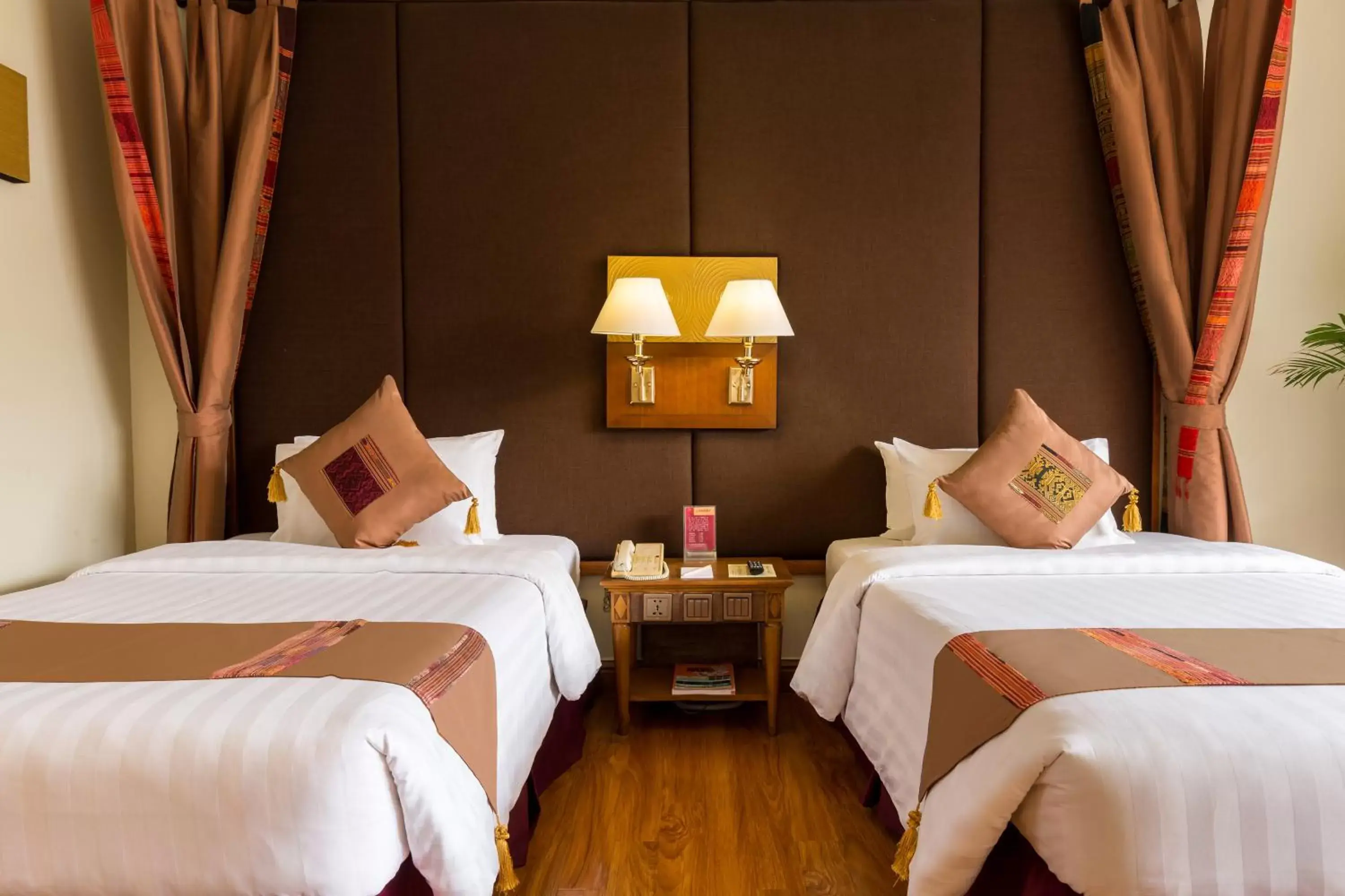 Bed in Angkor Century Resort & Spa