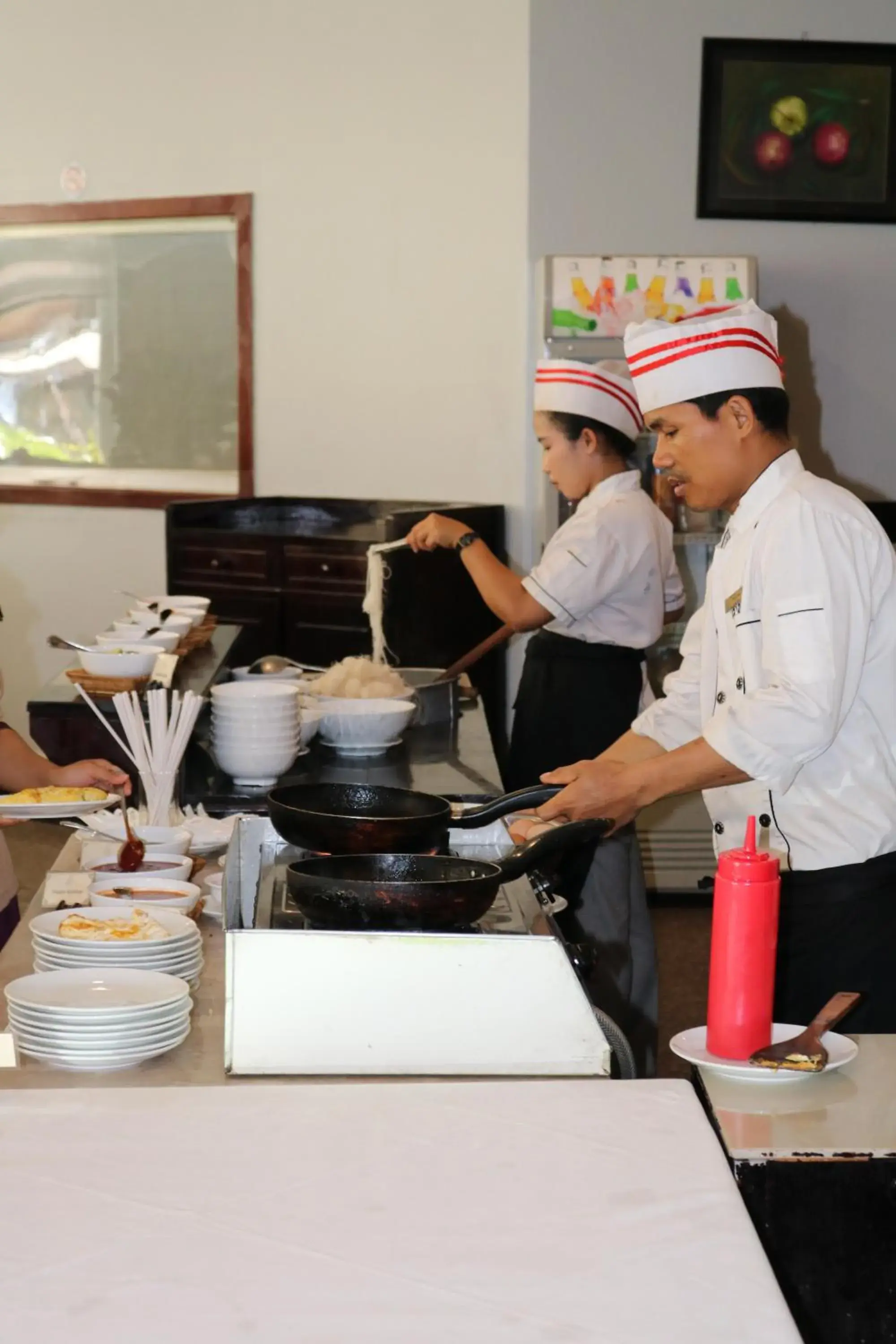 Buffet breakfast in Starry Angkor Hotel