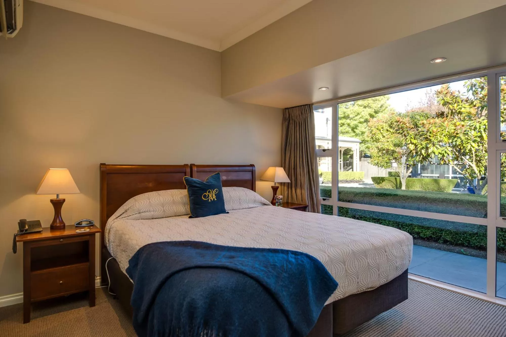 Bed in Merivale Manor