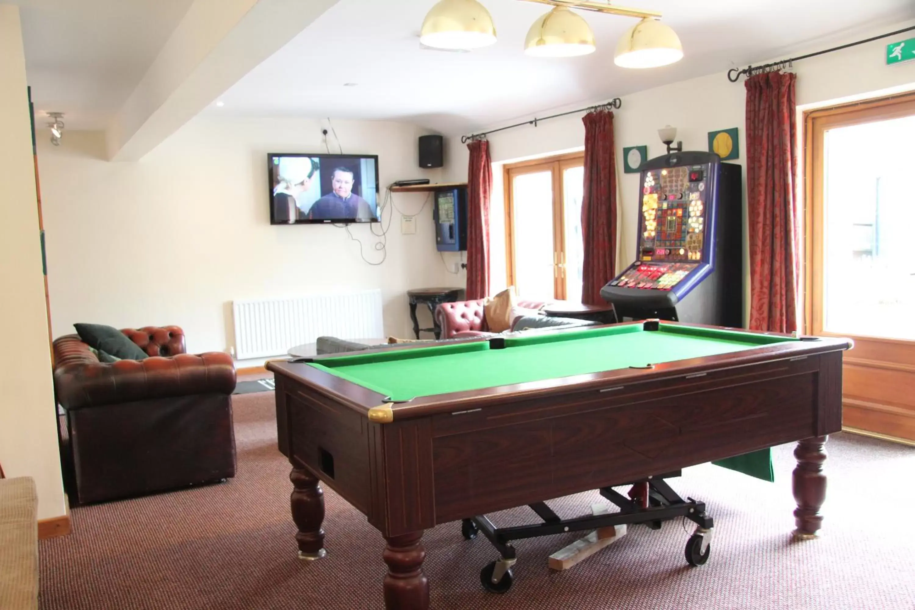 Billiards in The crown inn Longtown