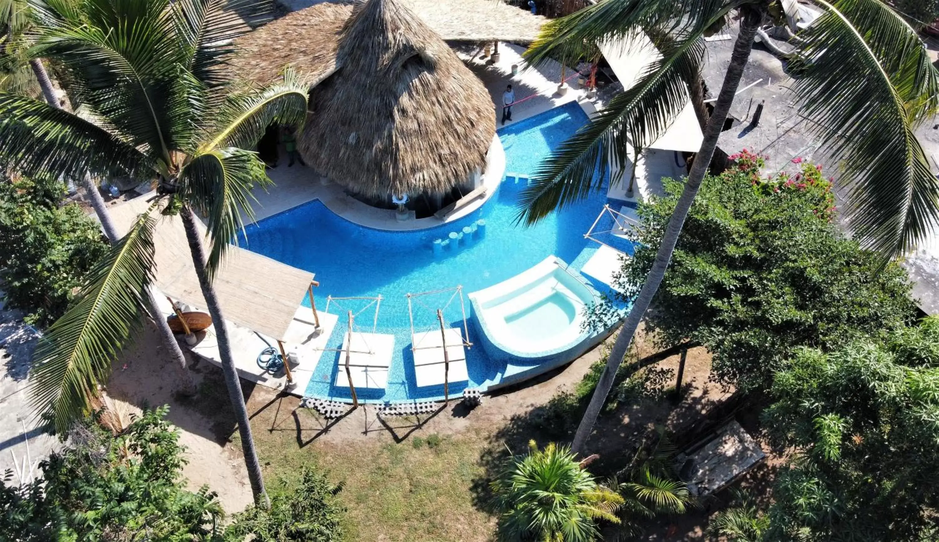 Bird's eye view, Pool View in Hotel Ashly Loma Larga