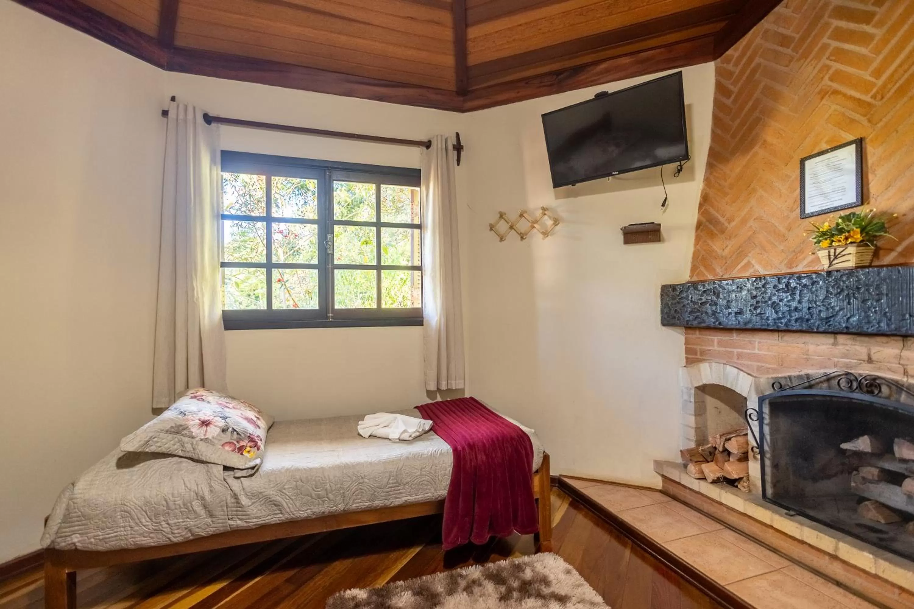 Bed in Pousada 3 Pinheiros