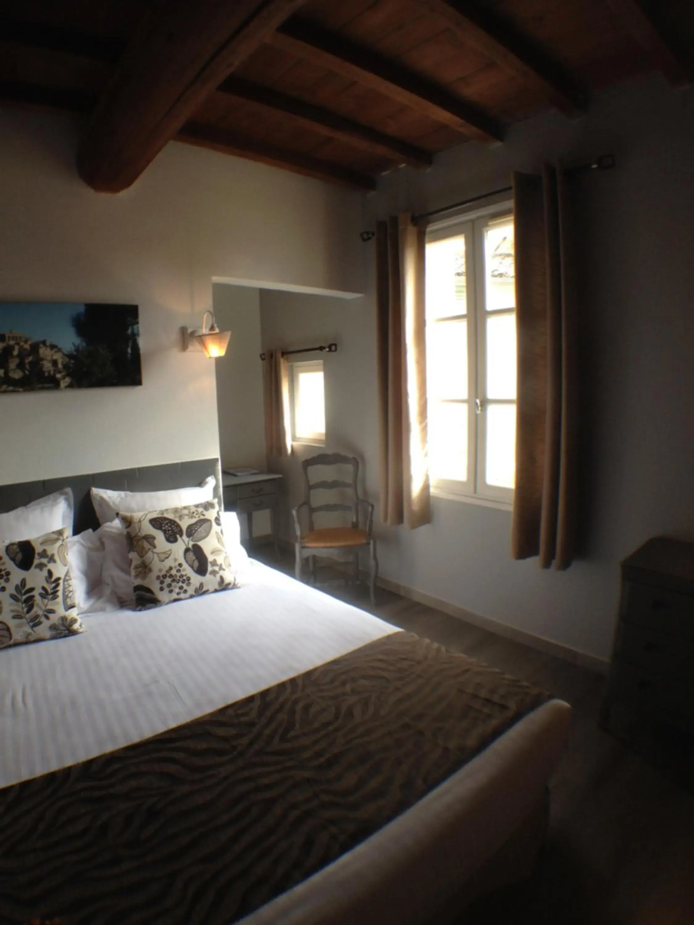 Photo of the whole room, Bed in Hotel Restaurant la Ferme