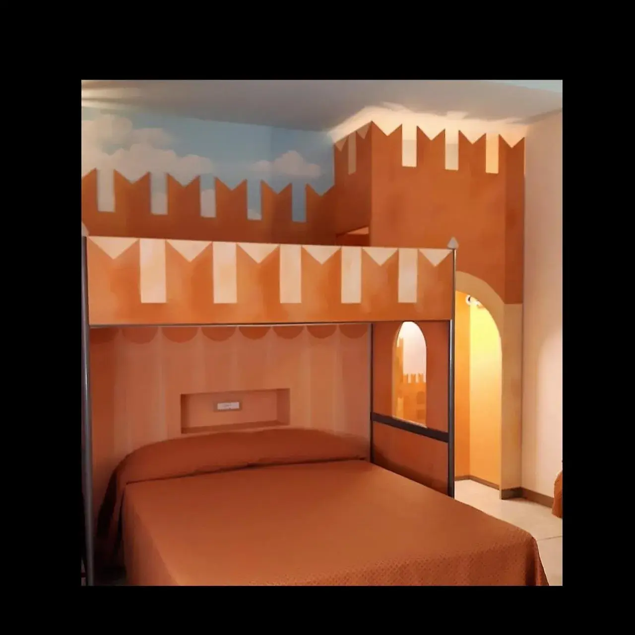 Bedroom, Bed in Euromotel Croce Bianca