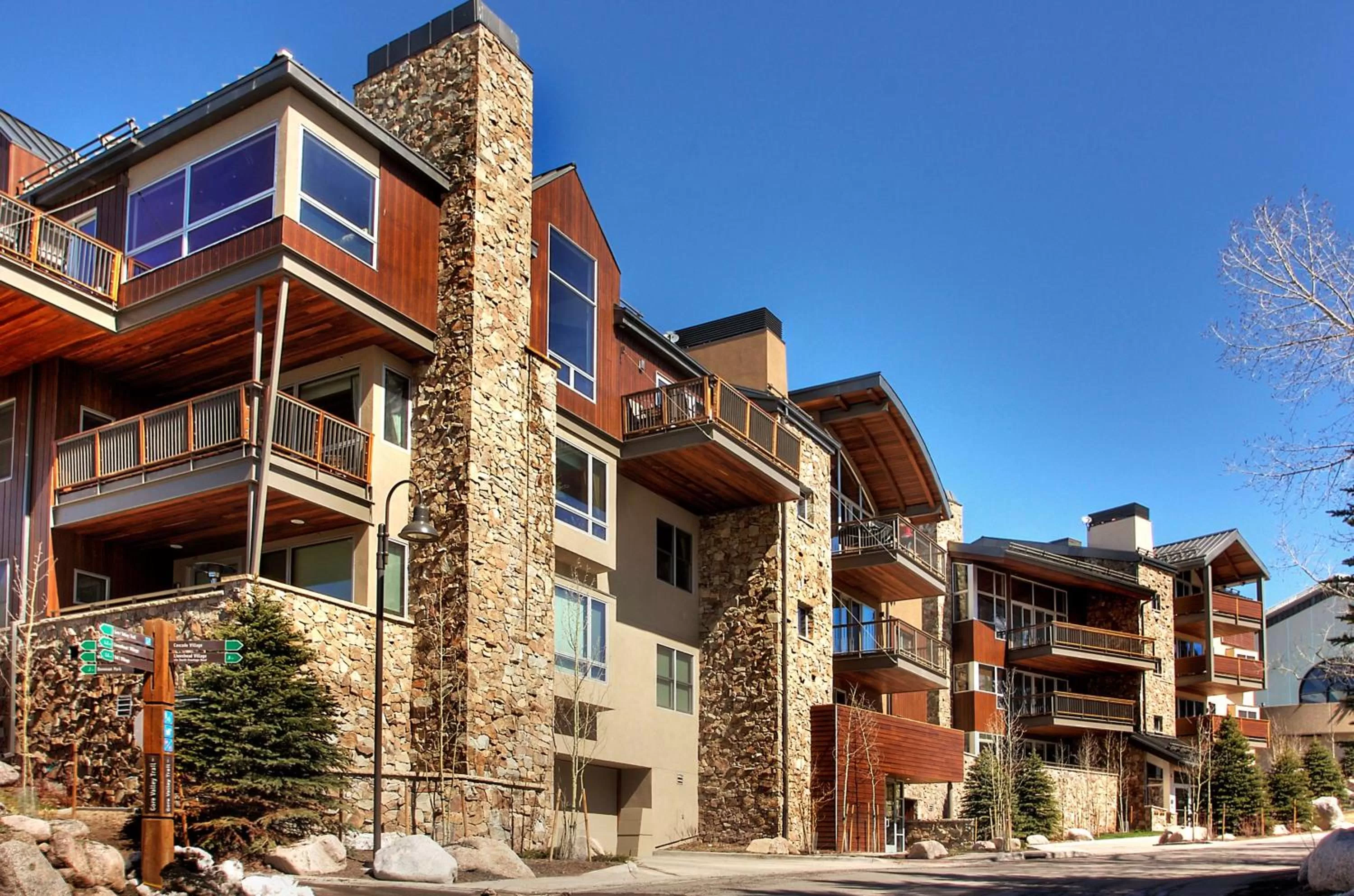 Property building in Vail Residences at Cascade Village, a Destination by Hyatt Residence