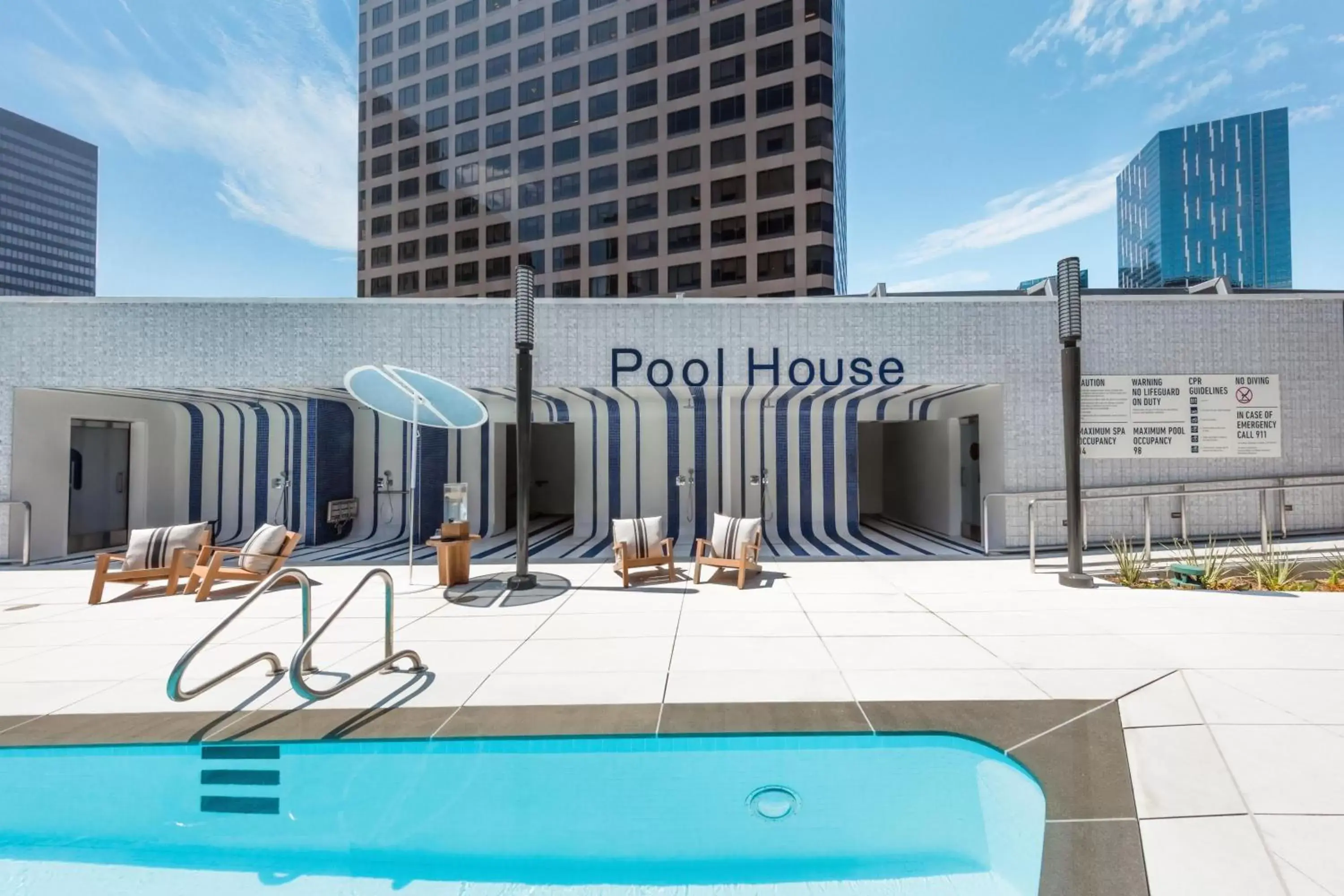 Swimming pool in InterContinental - Los Angeles Downtown, an IHG Hotel