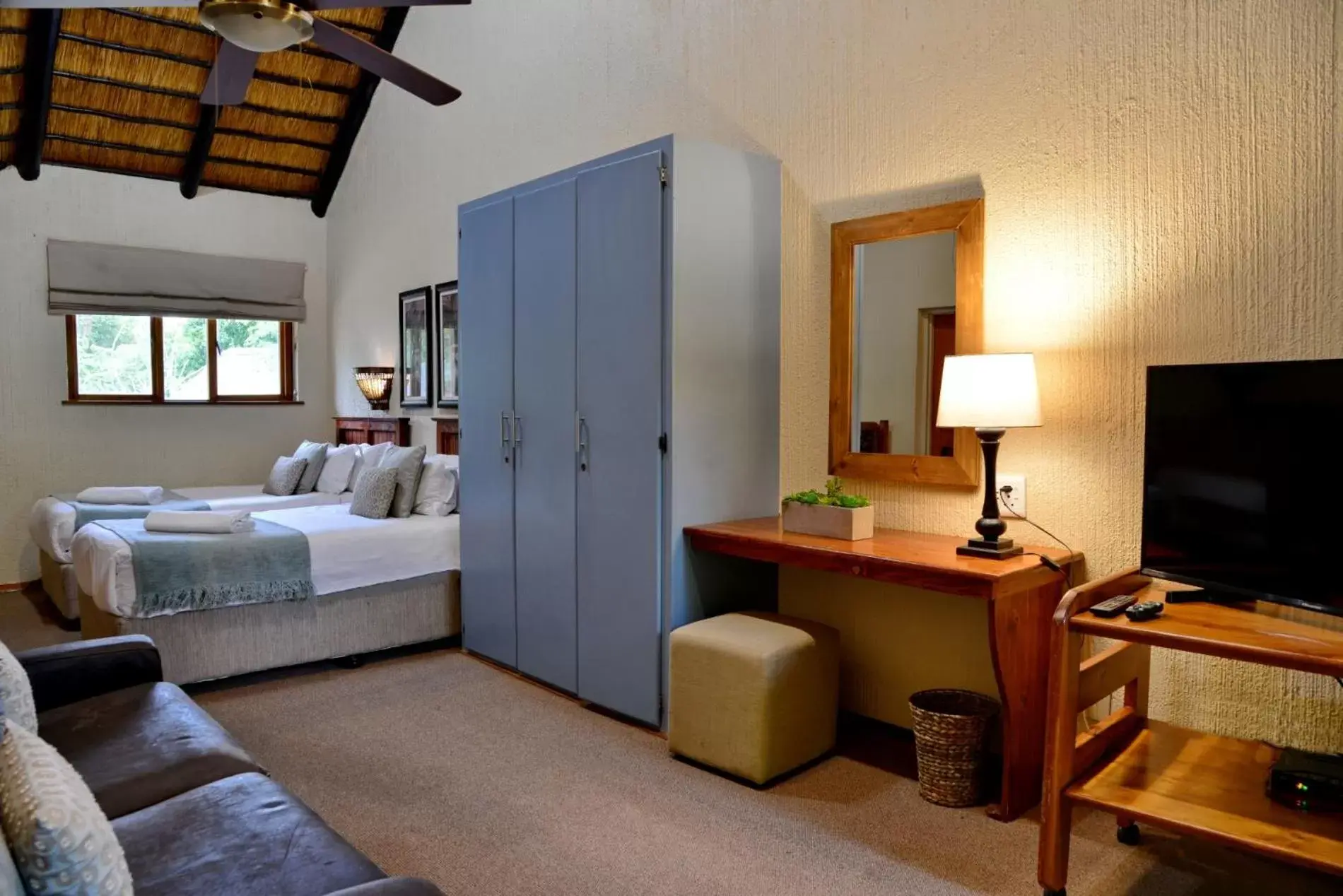 Bed in Cambalala - Luxury Units - in Kruger Park Lodge - Serviced Daily, Free Wi-Fi