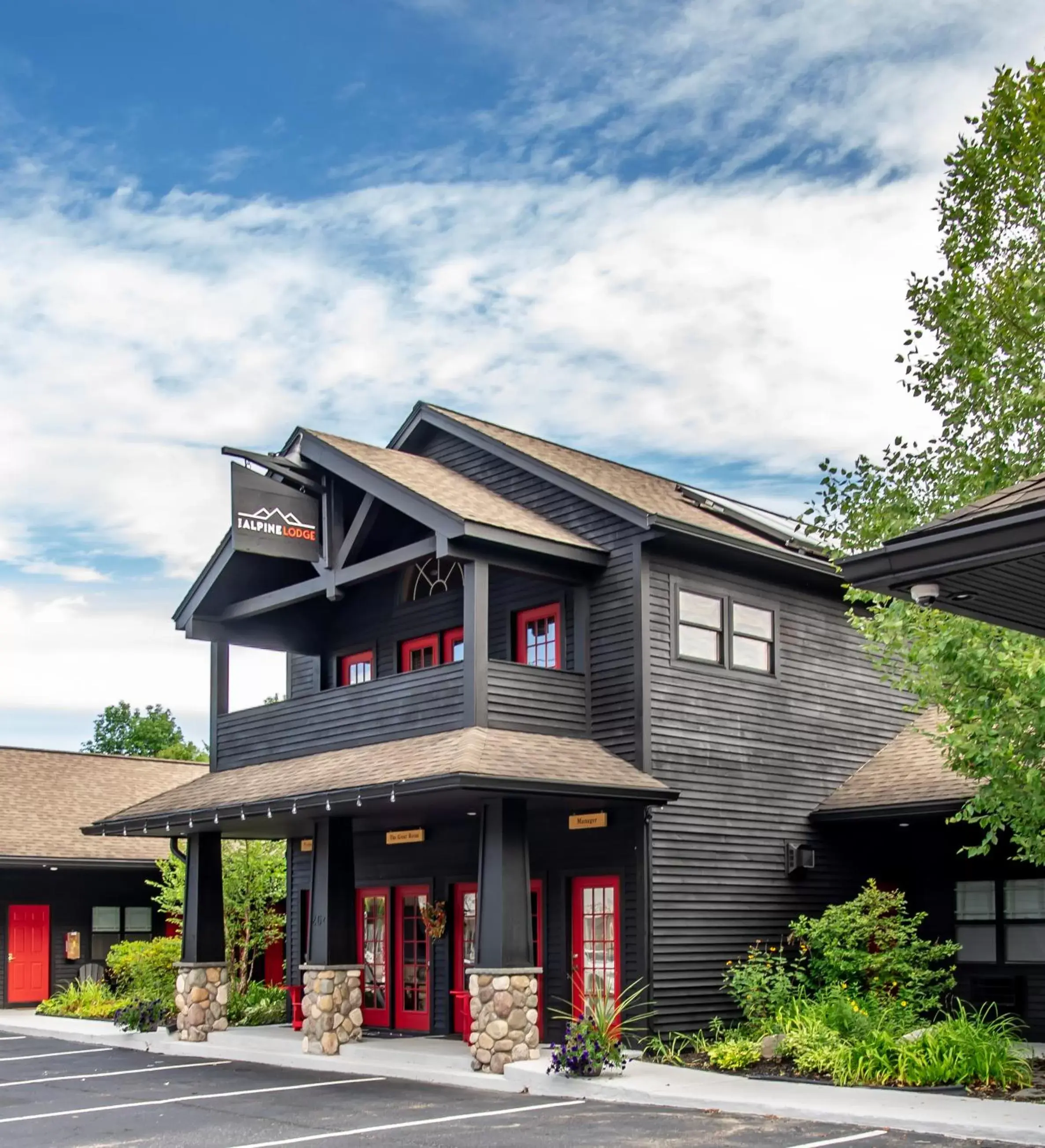 Property building in The Alpine Lodge Property building in The Alpine Lodge