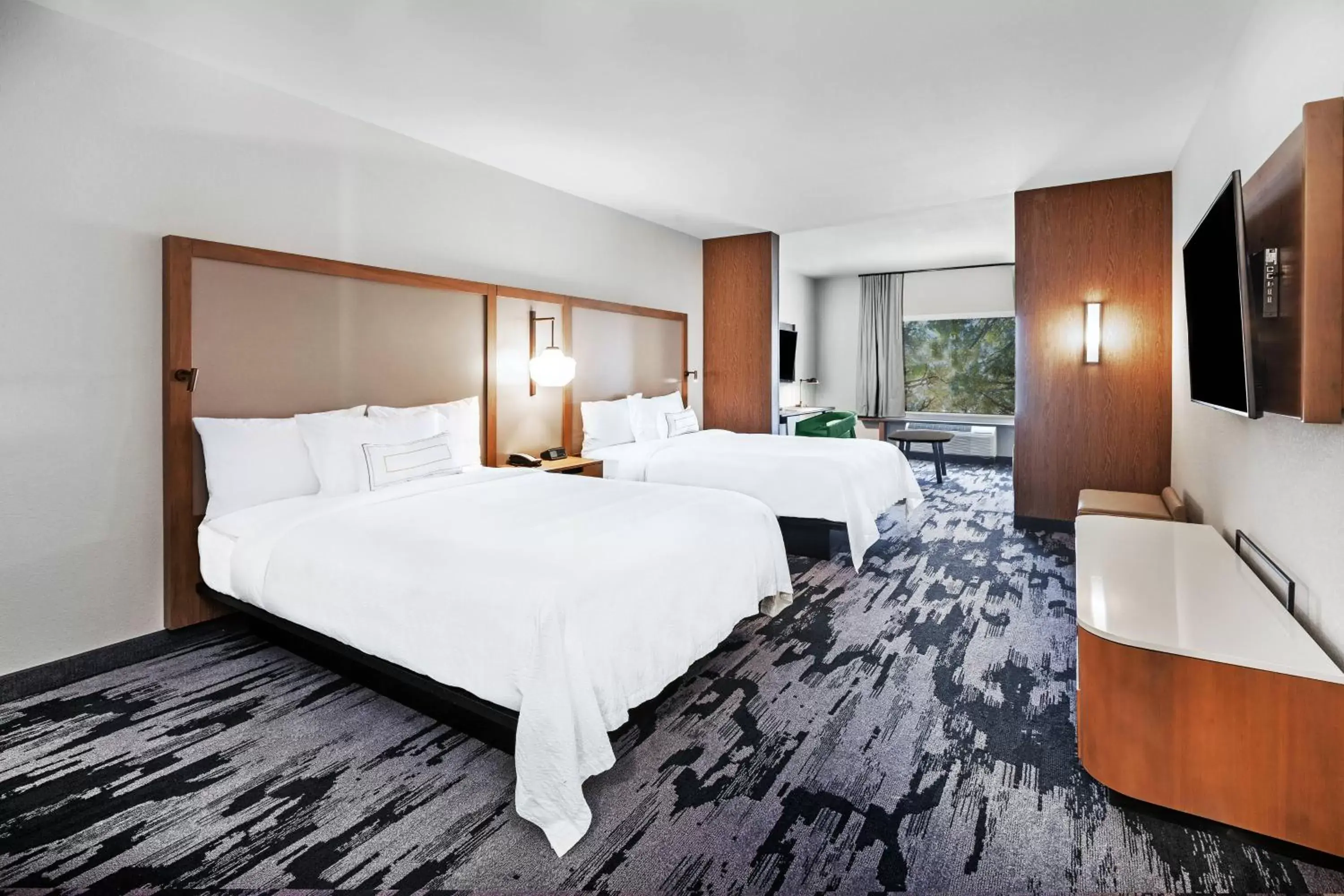 Bedroom, Bed in Fairfield Inn & Suites by Marriott Tulsa Catoosa