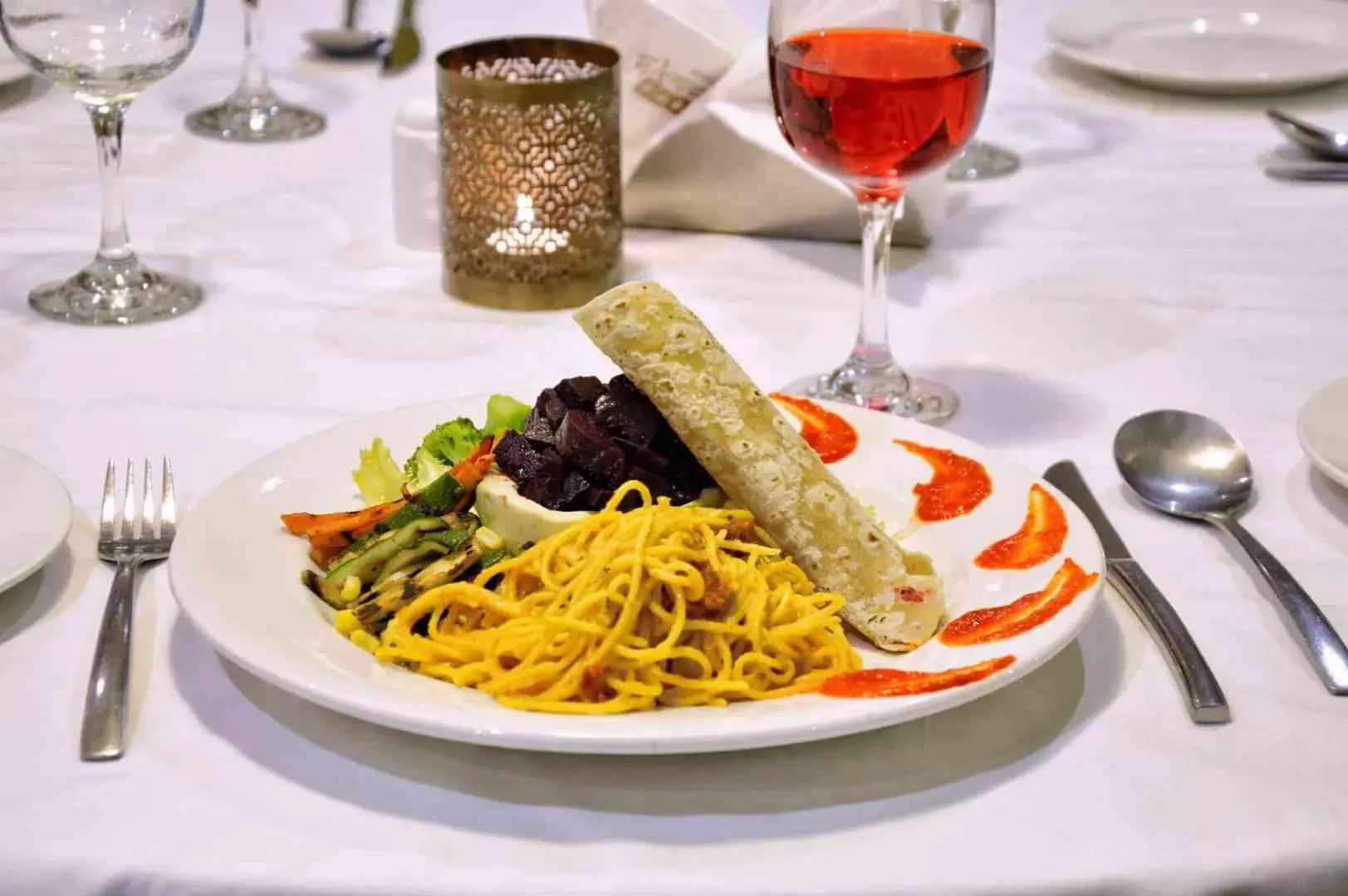 Food close-up in Zehneria Suites Hotel