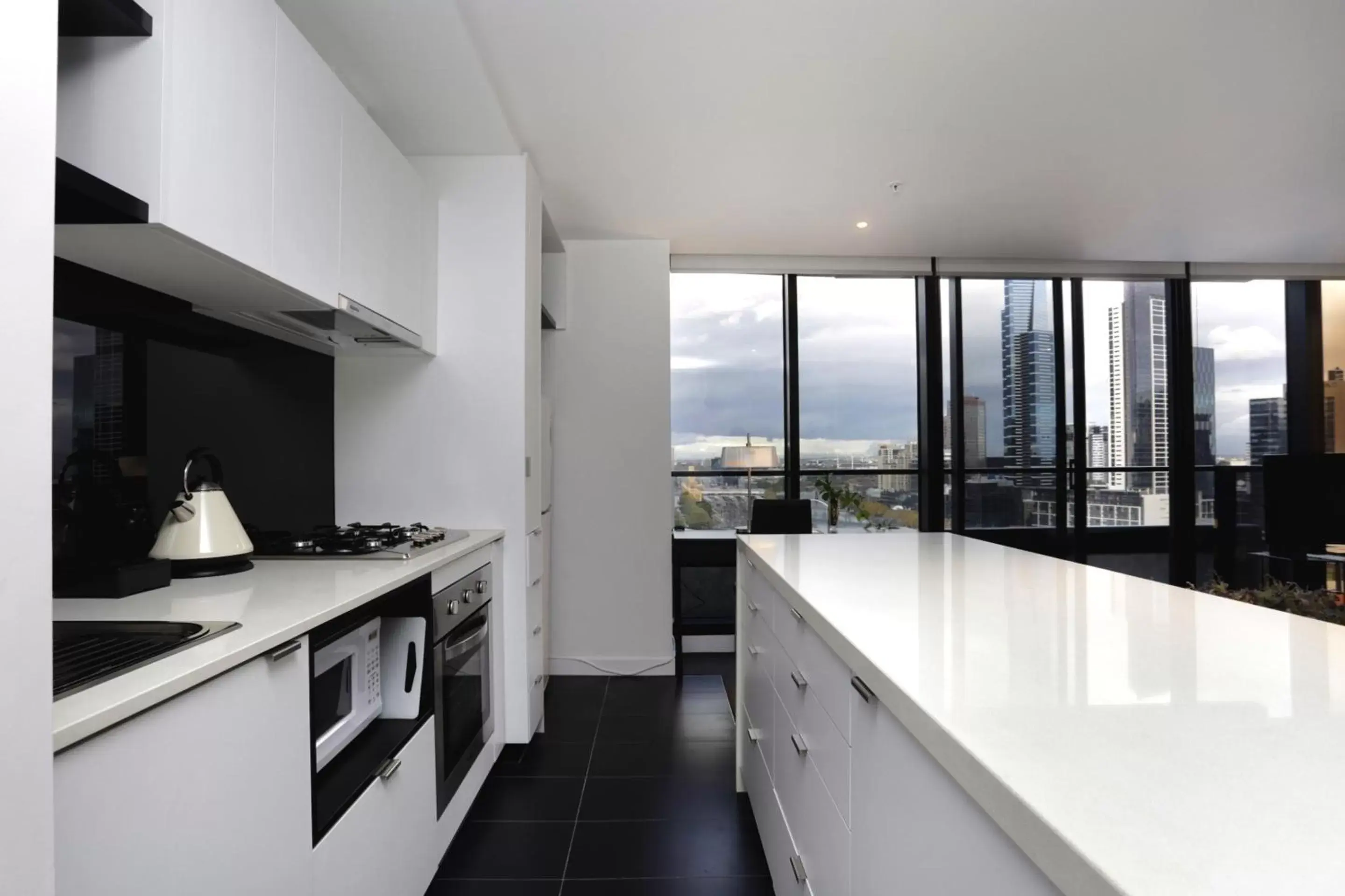 Two Bedroom Apartment with Balcony (2 Bathrooms) in Aura on Flinders Serviced Apartments