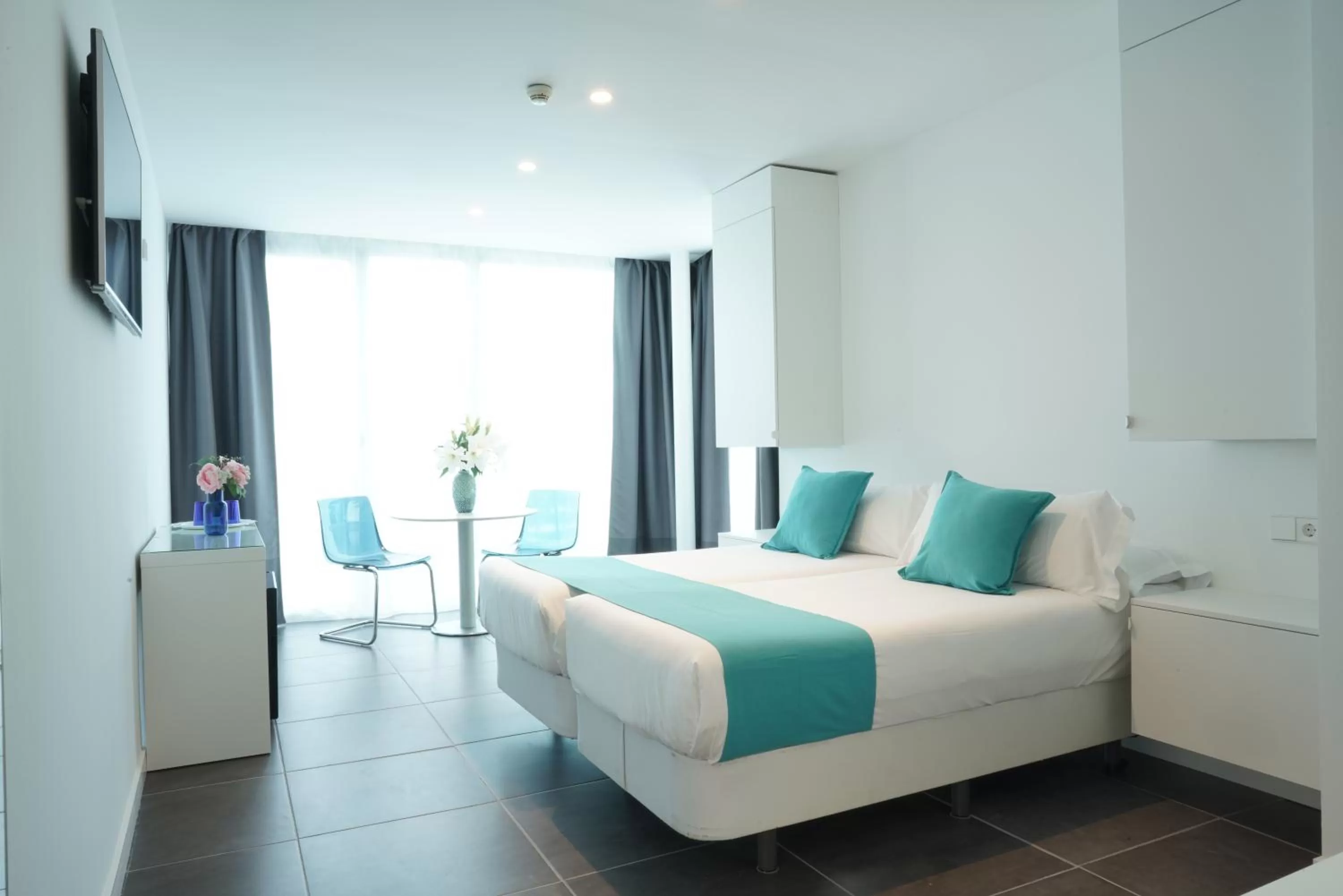 Bed in Hotel 54 Barceloneta