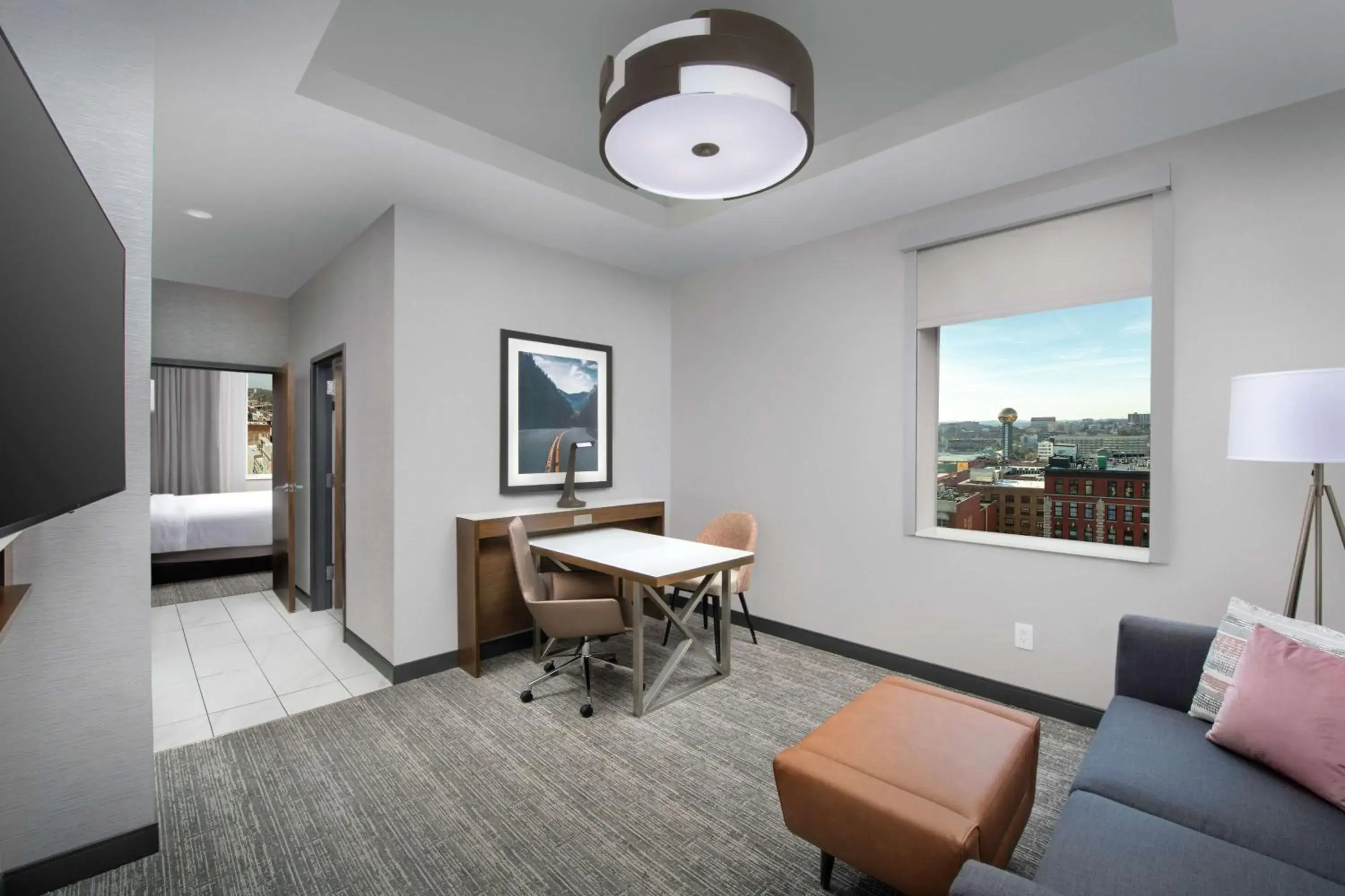 Bedroom in Embassy Suites By Hilton Knoxville Downtown