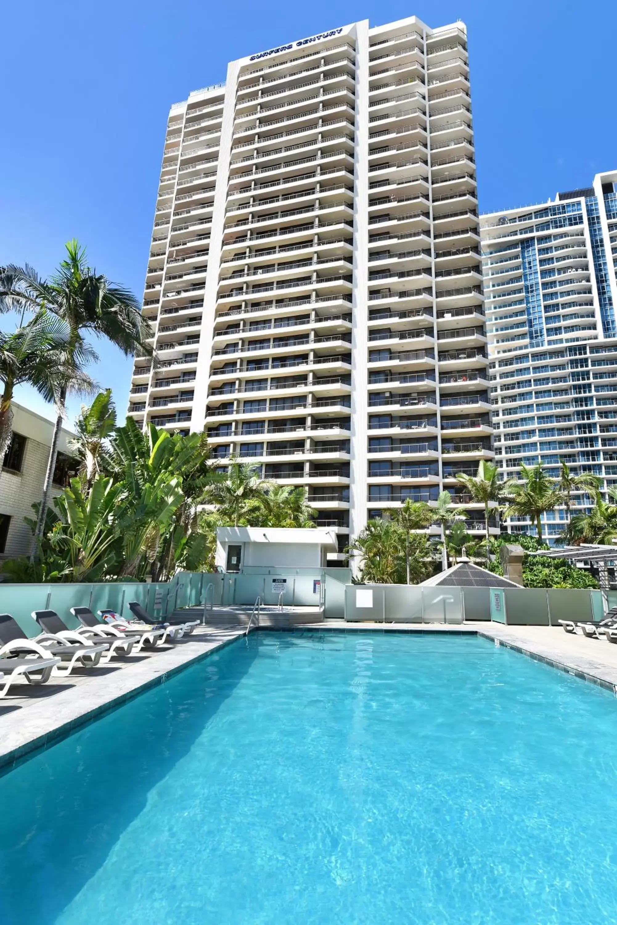 Swimming Pool in Surfers Century Oceanside Apartments