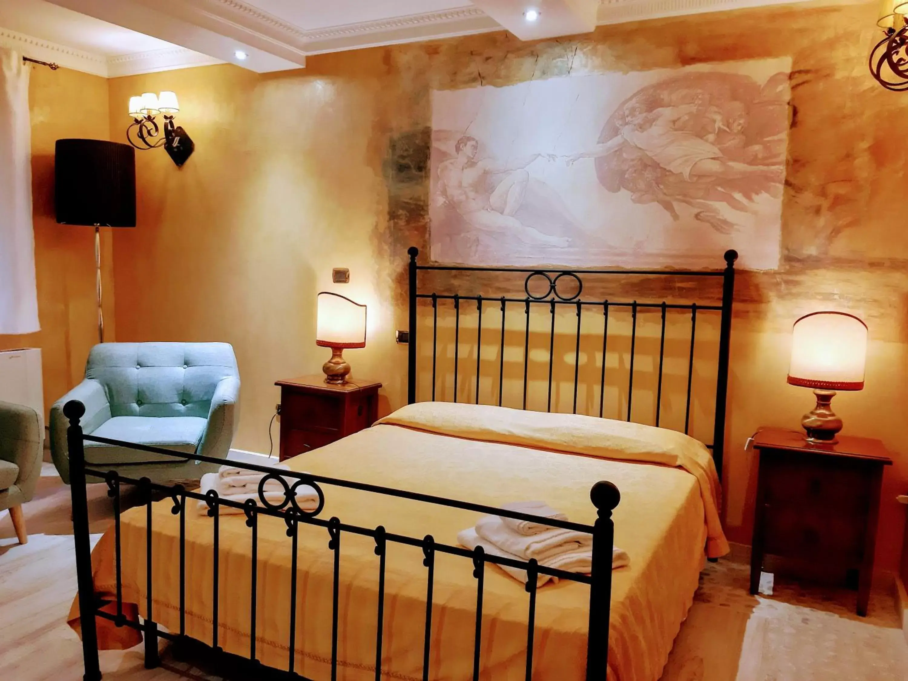 Bed in Hotel Villa Antica Tropea Bed in Hotel Villa Antica Tropea