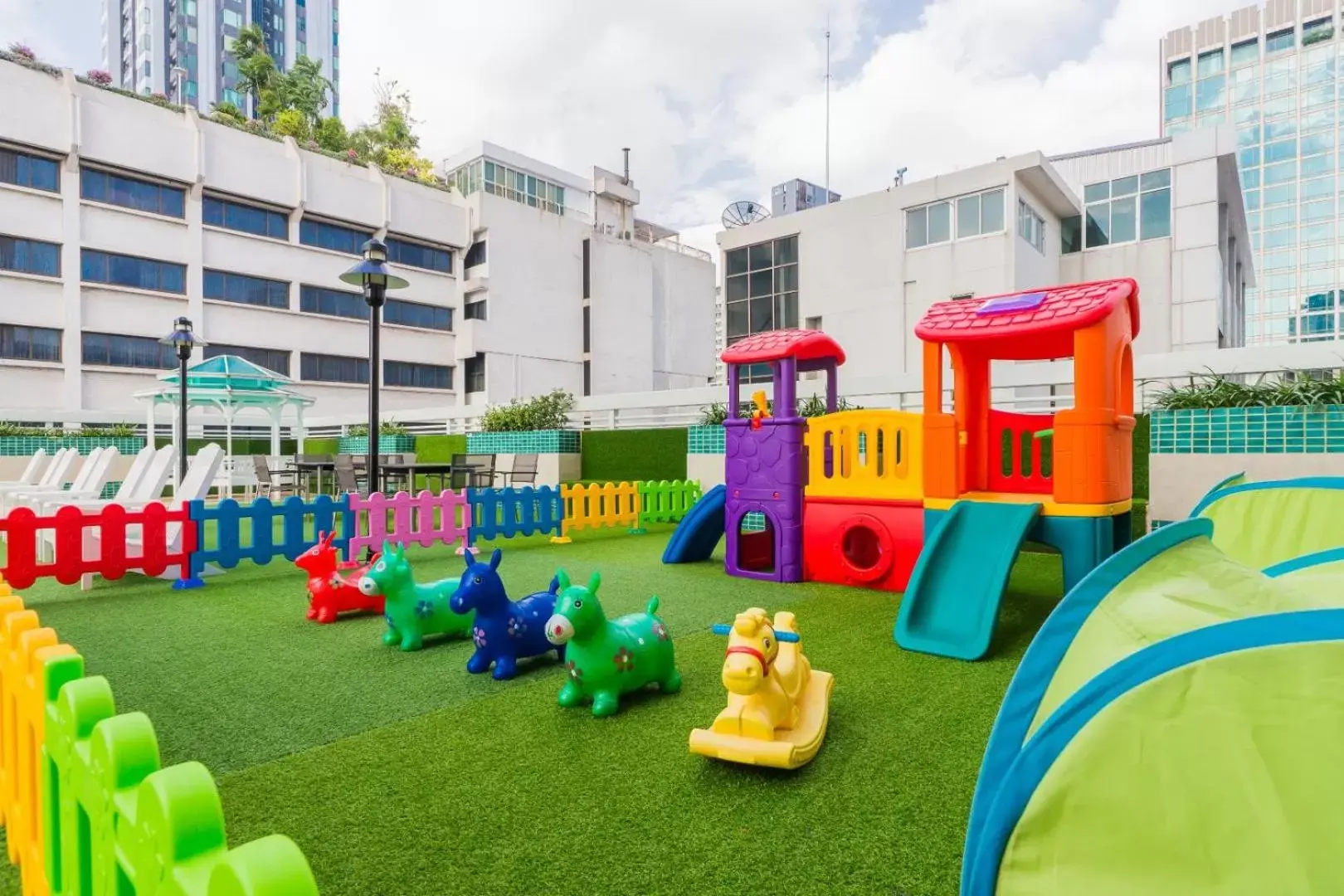 Children play ground, Children's Play Area in Evergreen Place Siam by UHG - SHA Extra Plus