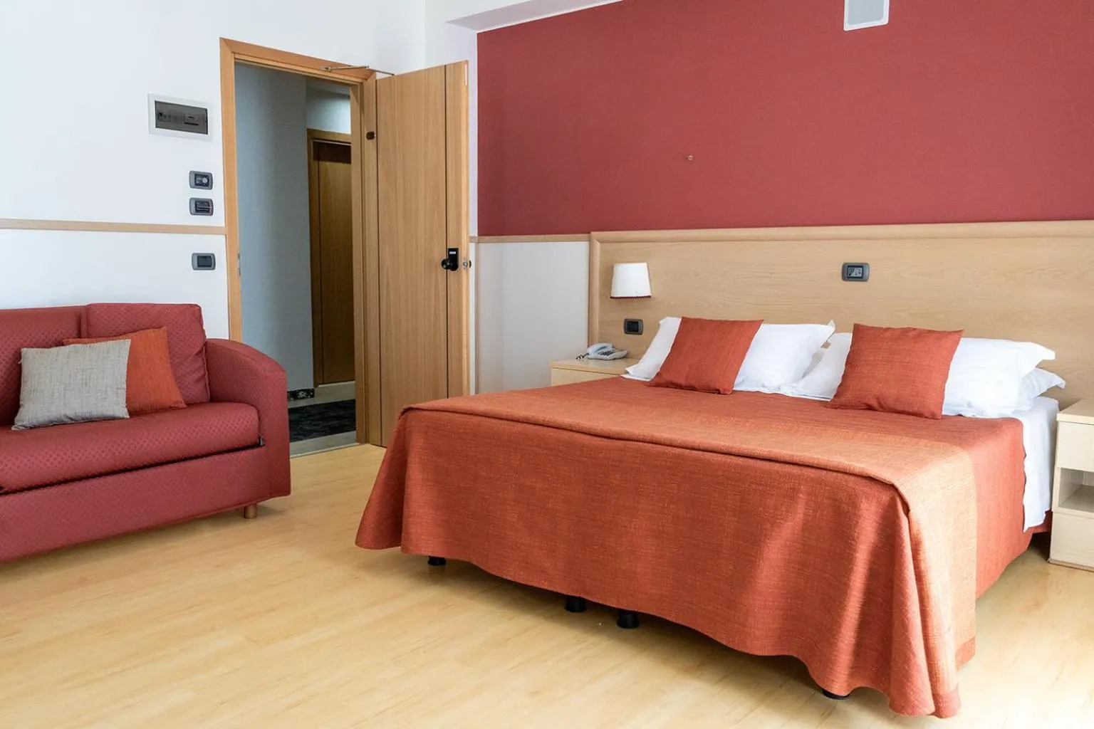 Bed in Hotels Vidi Miramare & Delfino