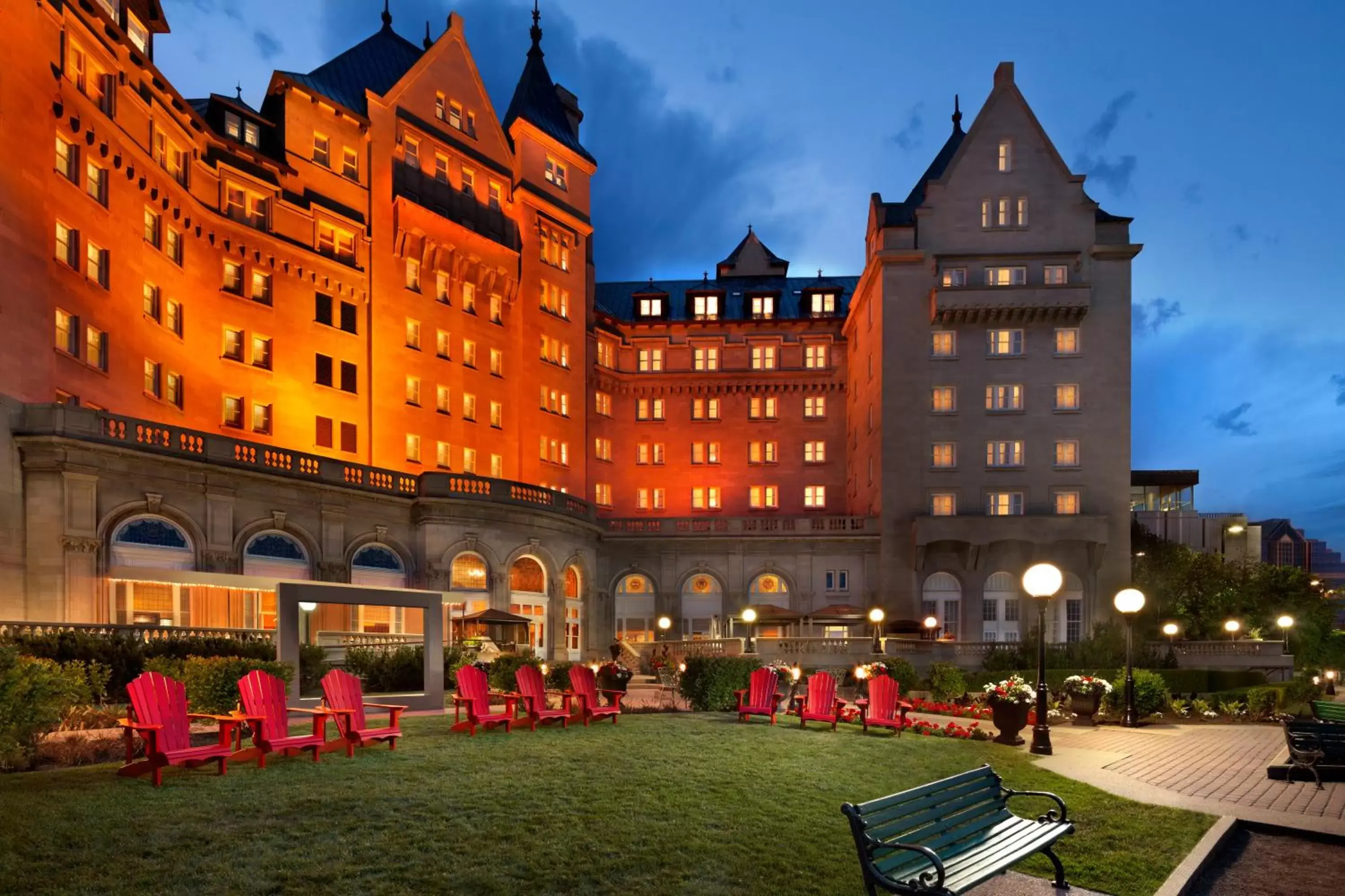 Property Building in Fairmont Hotel Macdonald