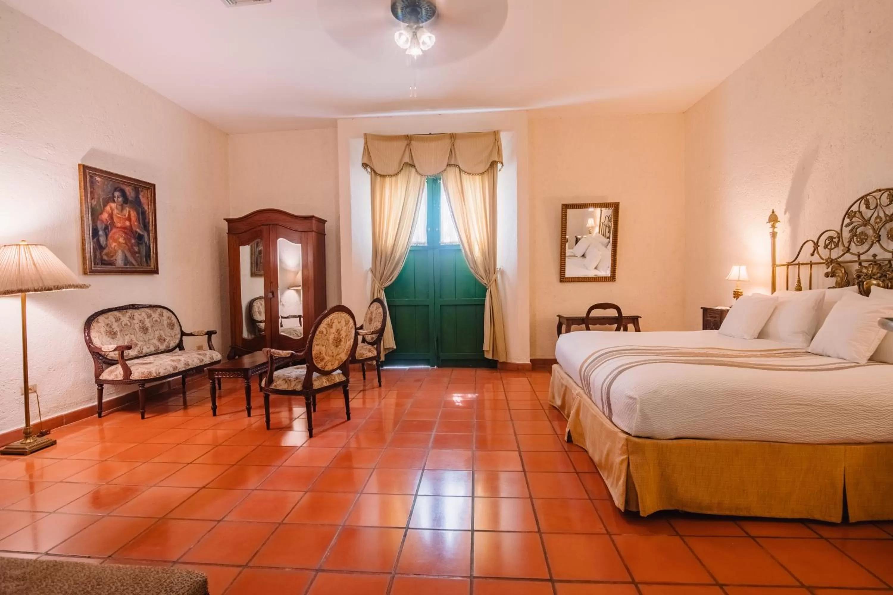 Photo of the whole room, Bed in Hotel El Convento Leon Nicaragua