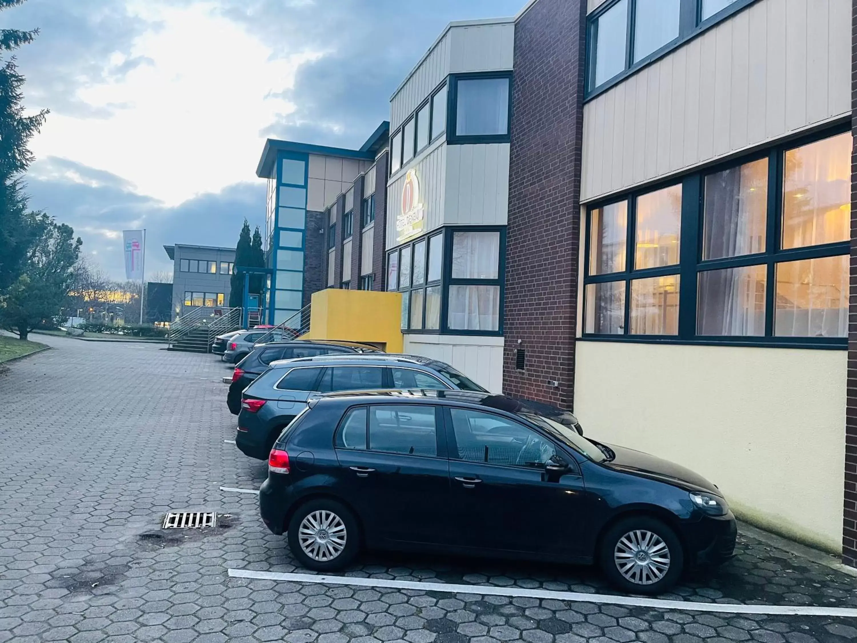 Parking, Property Building in Hotel Denbu