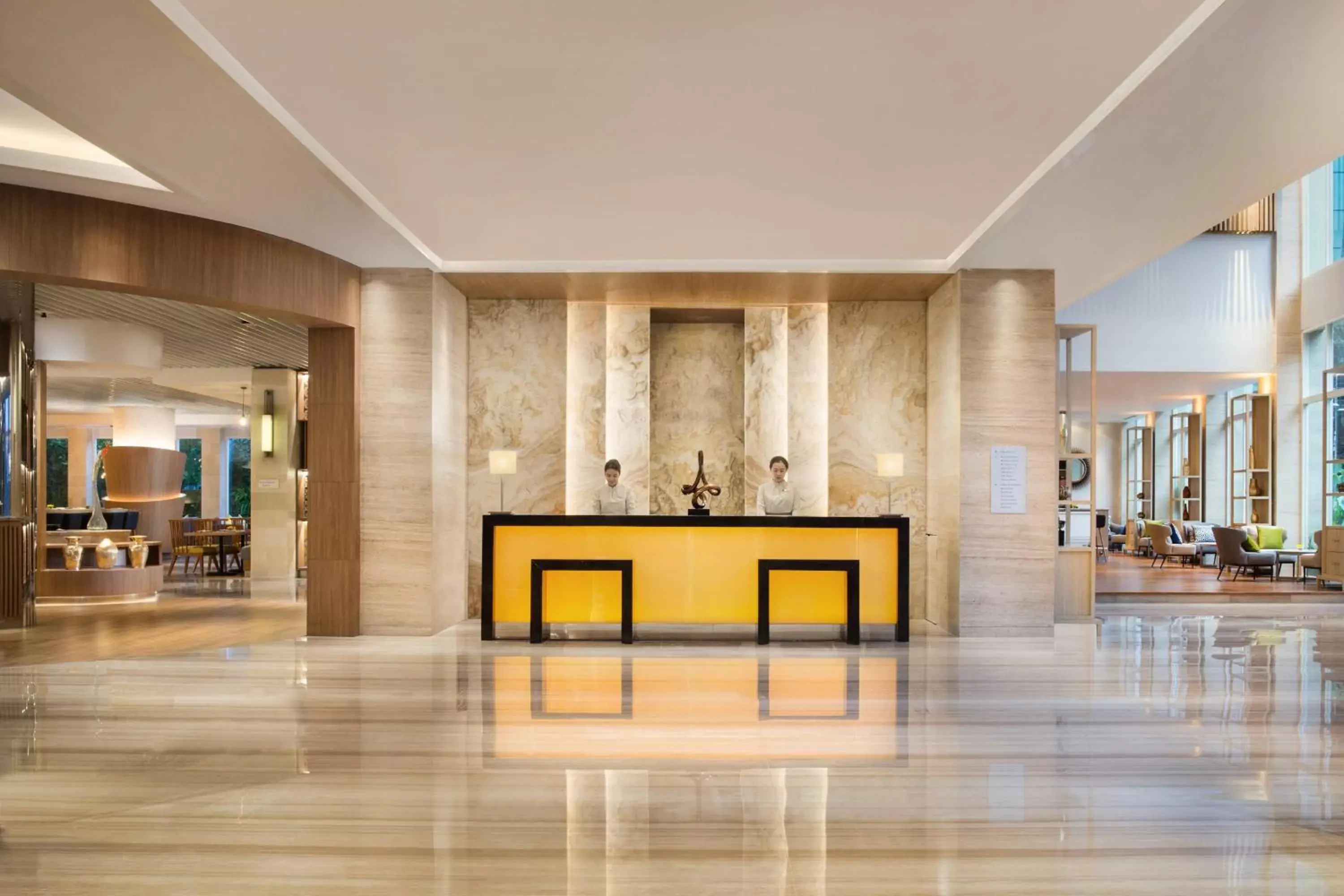 Lobby or reception, Lobby/Reception in Courtyard by Marriott Bandung Dago