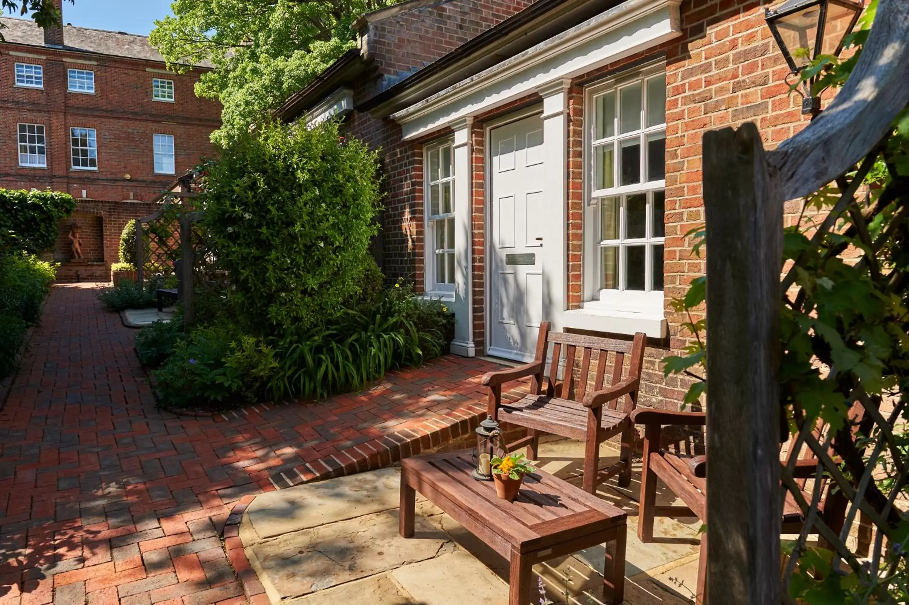 Inner courtyard view in Hotel du Vin Winchester