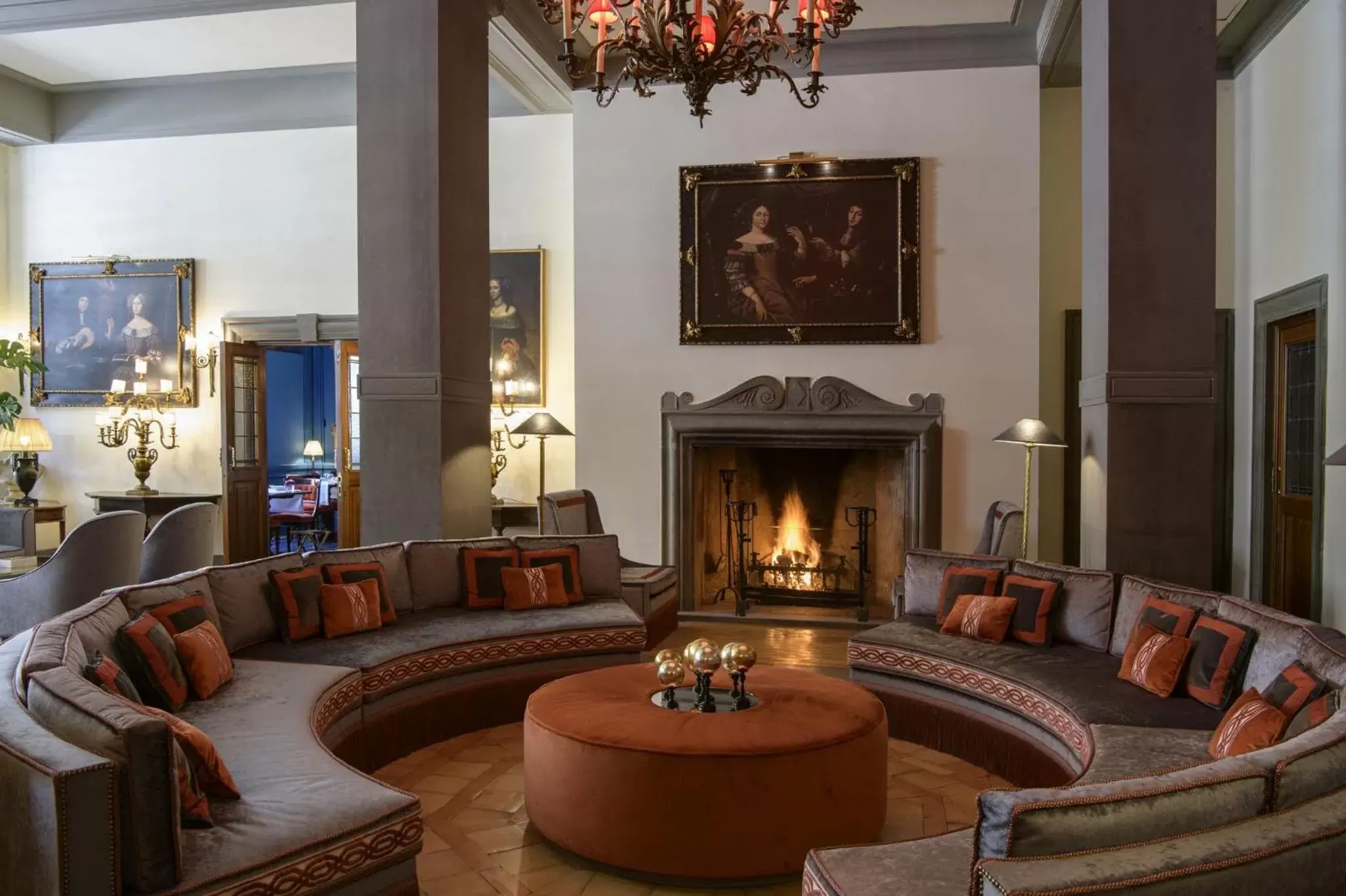 Lobby or reception, Seating Area in Helvetia&Bristol Firenze – Starhotels Collezione