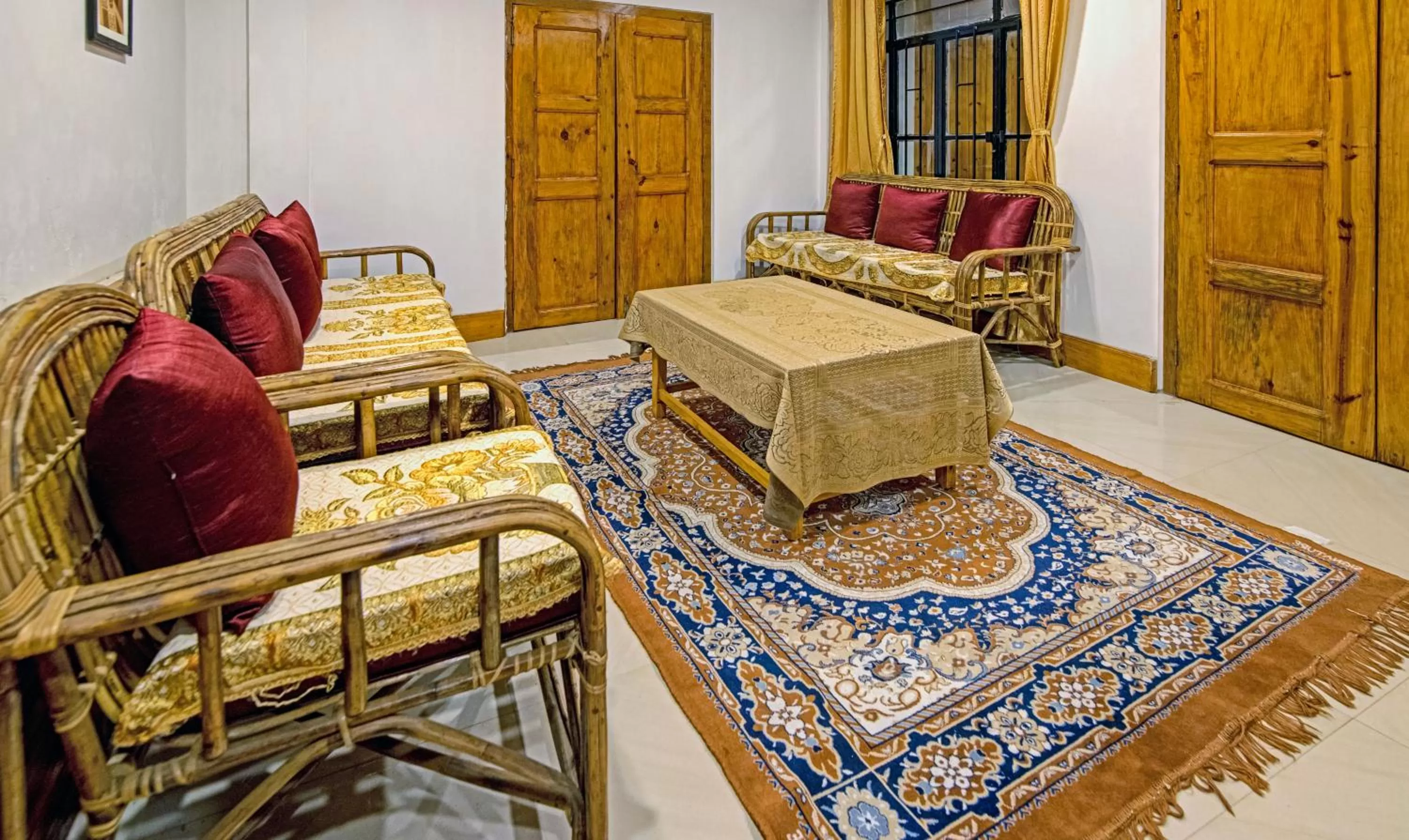 Seating area in Treebo Omega Stay Inn