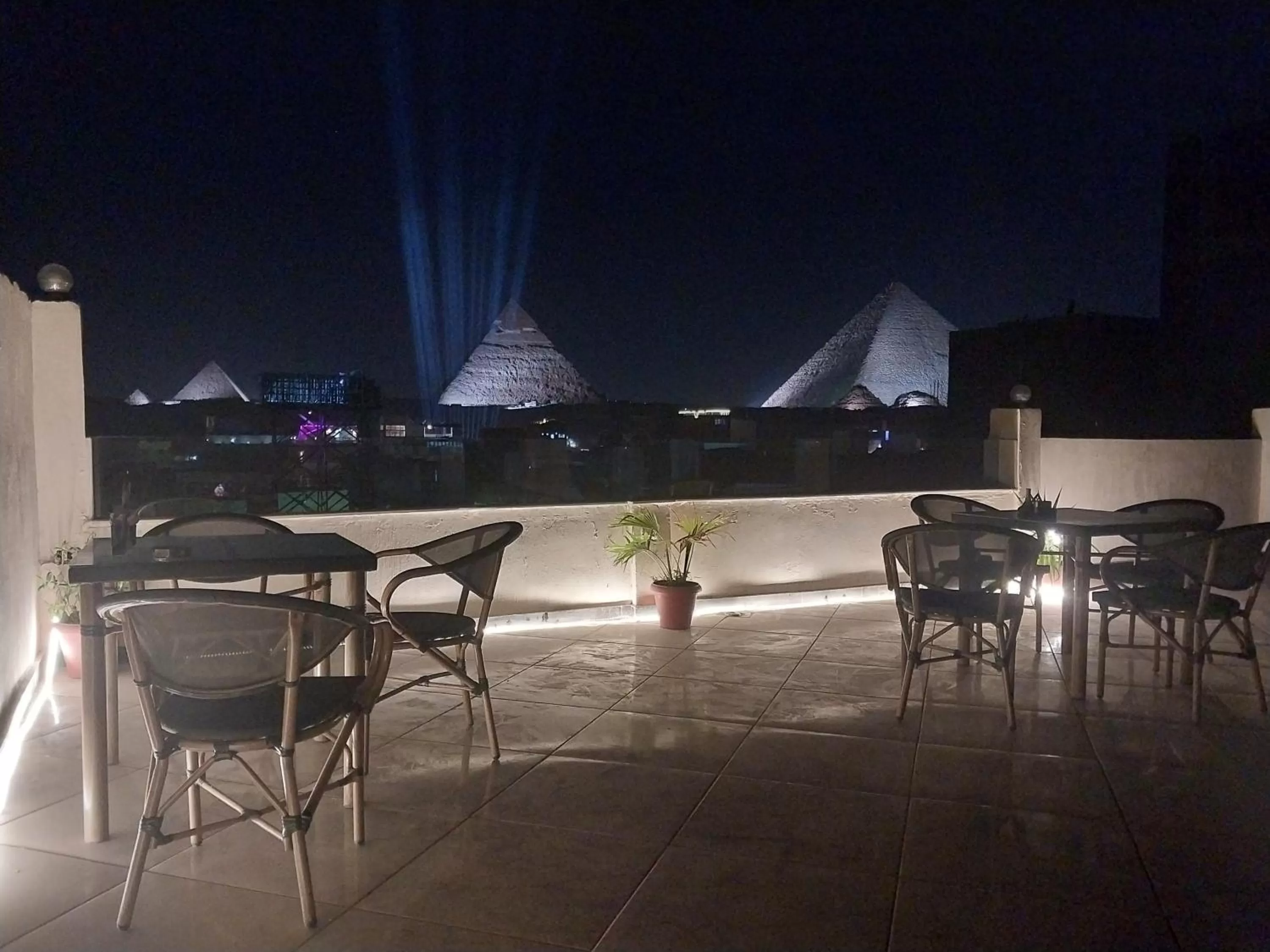 Night, Restaurant/Places to Eat in Eagles Pyramids View