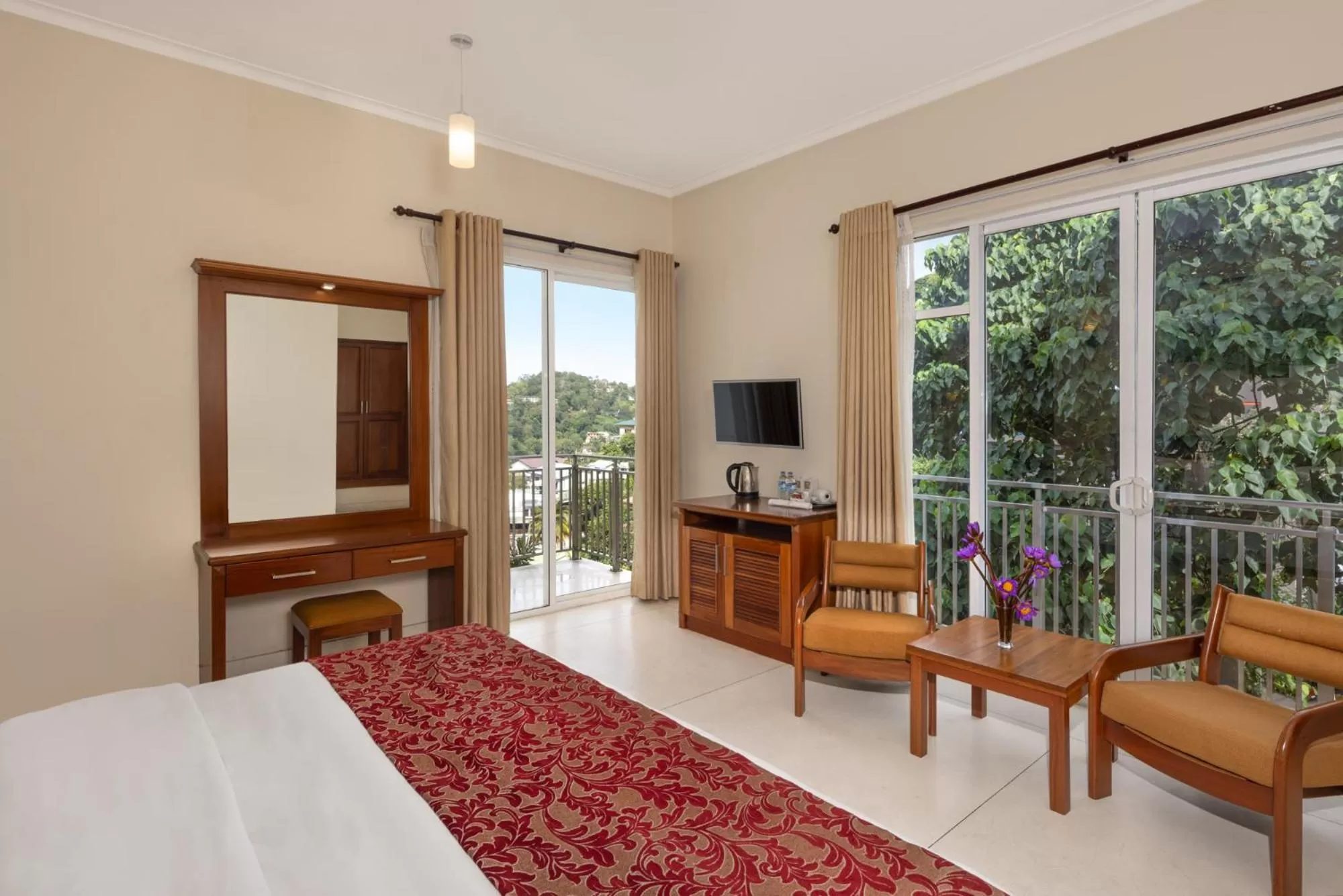 Coffee/tea facilities, Bed in Hotel Cassendra